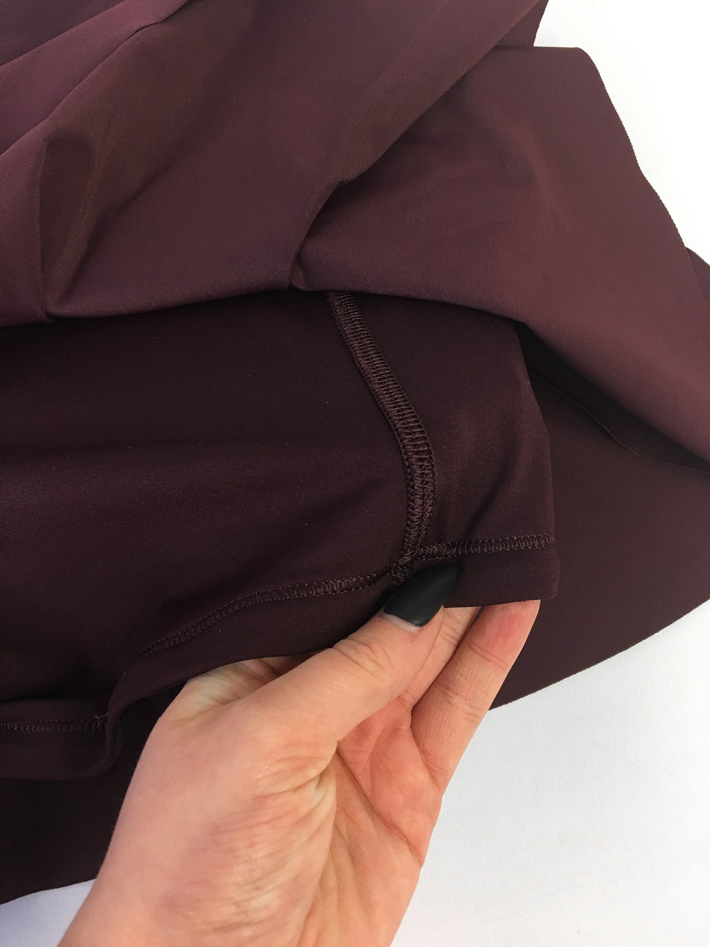 NWT Lululemon Hit Your Stride Maroon Skirt, Sz. 4