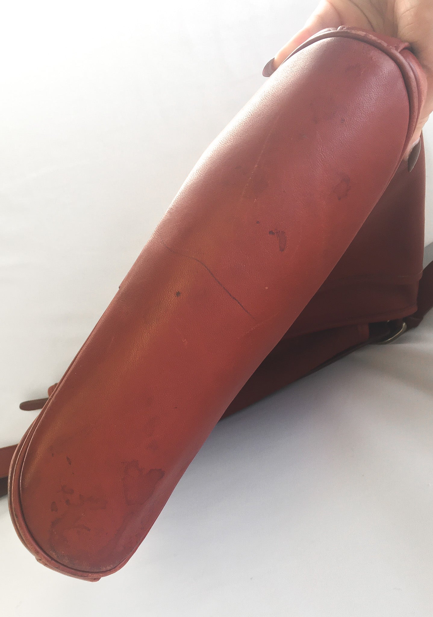 80s Coach Leatherware Whitney Soho Flap Red Leather Crossbody Bag, Vintage Rare Coach Handbag