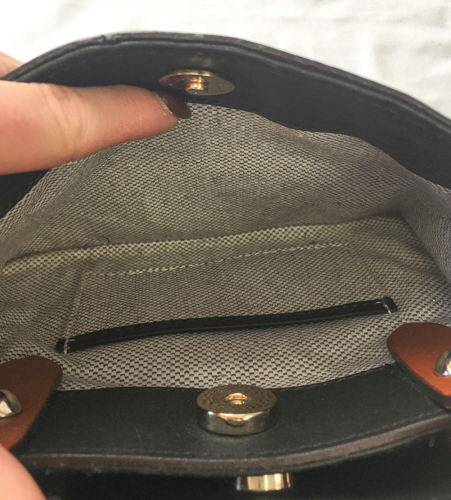 Dooney and Bourke Barlow Black Leather Top Handle Bag