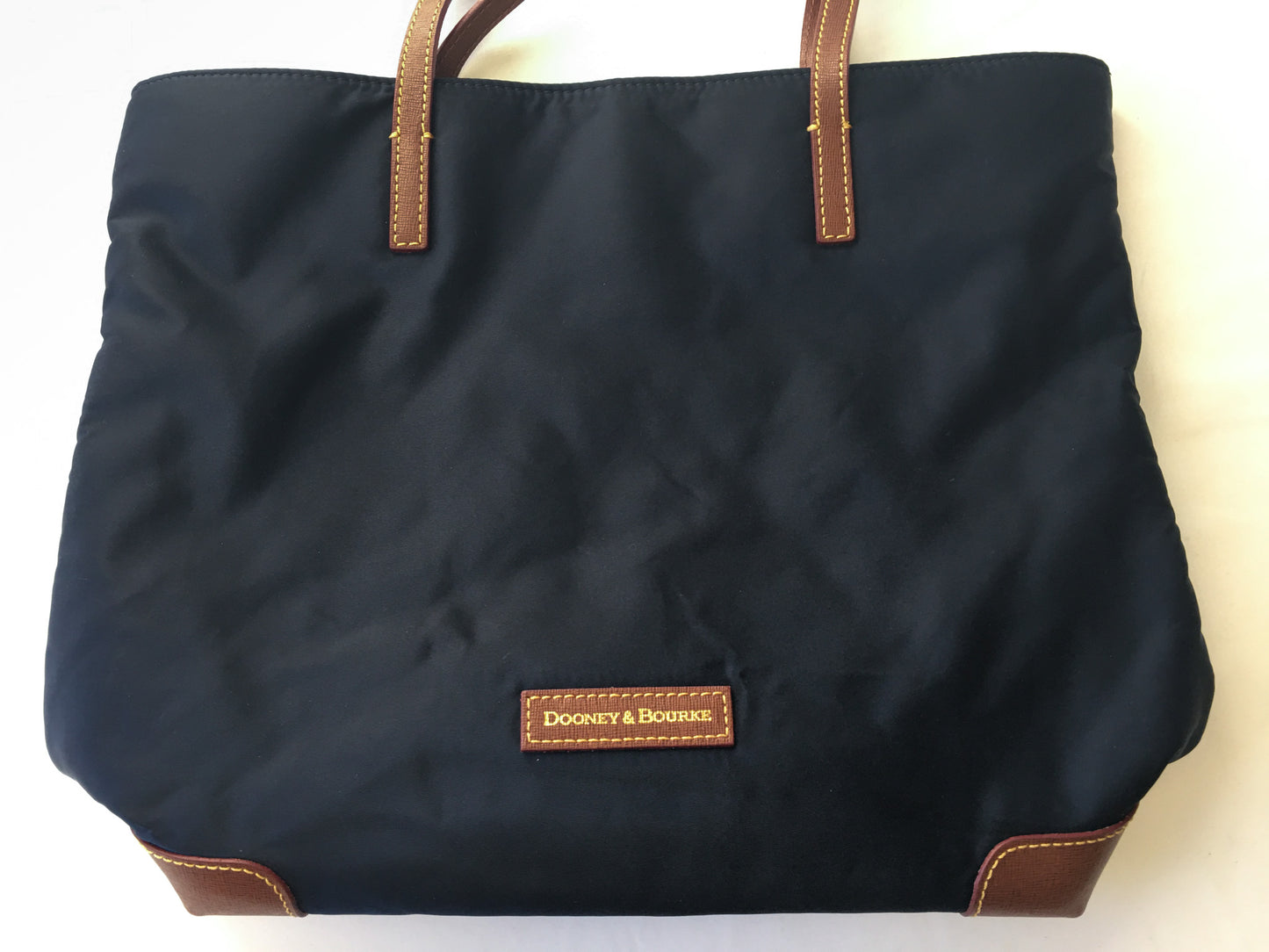 Dooney and Bourke Navy Nylon Tote Shopper Bag