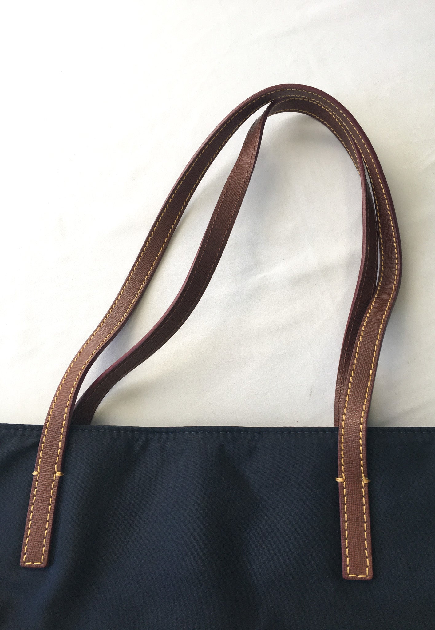 Dooney and Bourke Navy Nylon Tote Shopper Bag