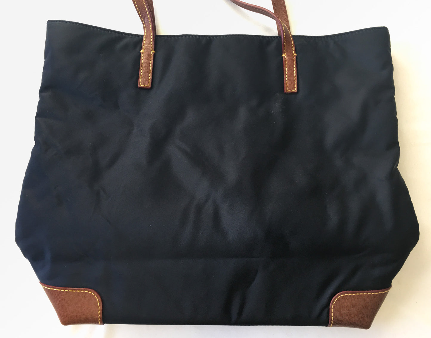 Dooney and Bourke Navy Nylon Tote Shopper Bag