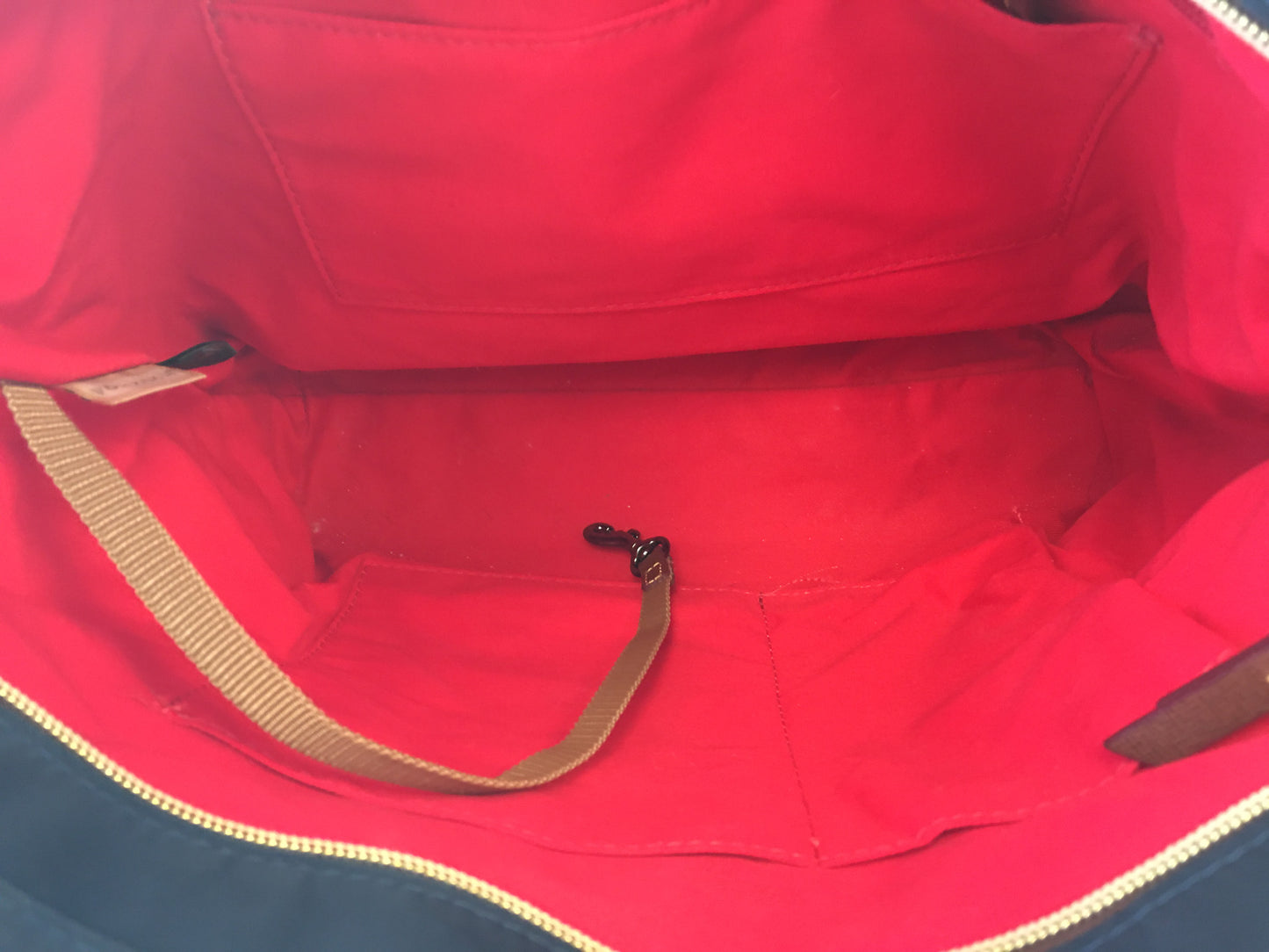 Dooney and Bourke Navy Nylon Tote Shopper Bag