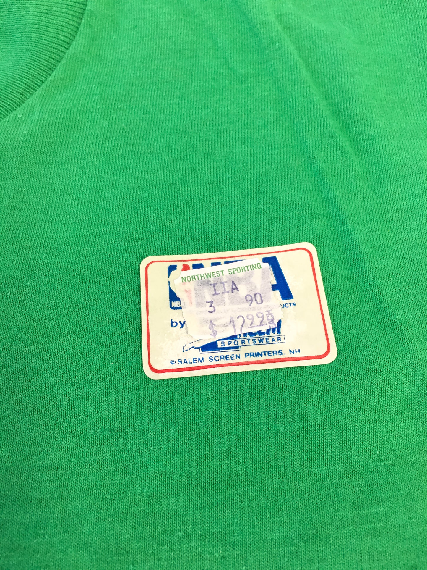 Vintage 90s Boston Celtics Larry Bird Caricature T Shirts, Men's Sz. S/M