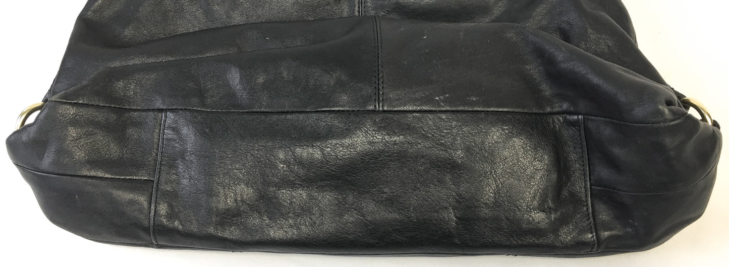 Y2K 00s Coach Ashley Black Python Purple Leopard Coach Scarf Satchel Bag