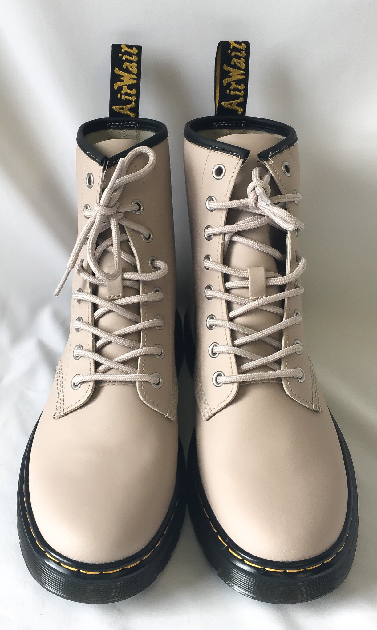 Dr. Martens Zavala "Vintage Taupe" Boots, Women's Sz. 9, Men's Sz. 8