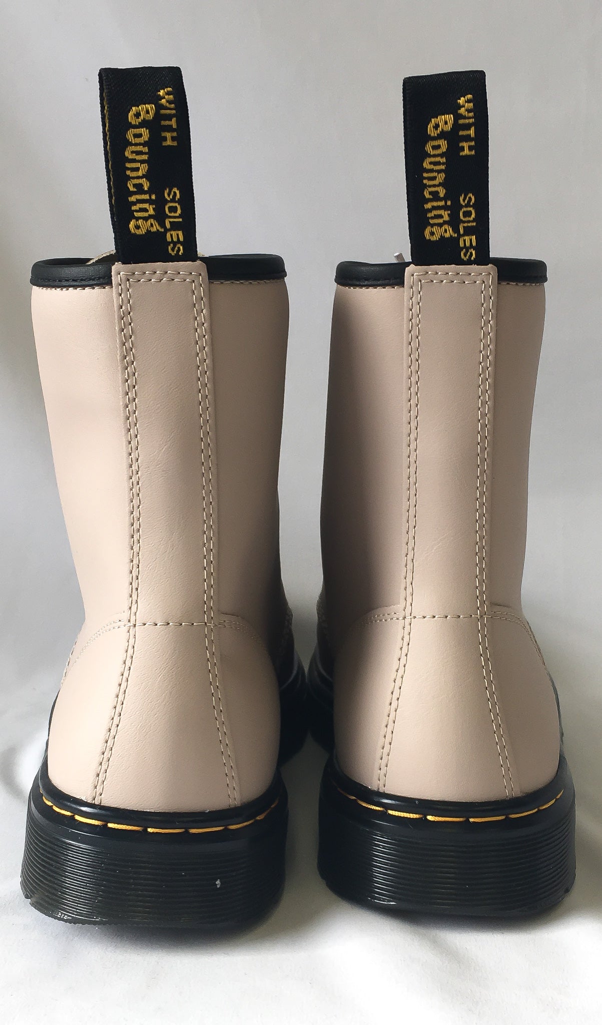 Dr. Martens Zavala "Vintage Taupe" Boots, Women's Sz. 9, Men's Sz. 8