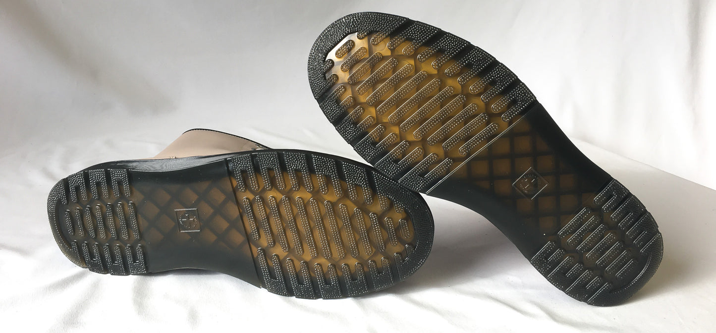 Dr. Martens Zavala "Vintage Taupe" Boots, Women's Sz. 9, Men's Sz. 8