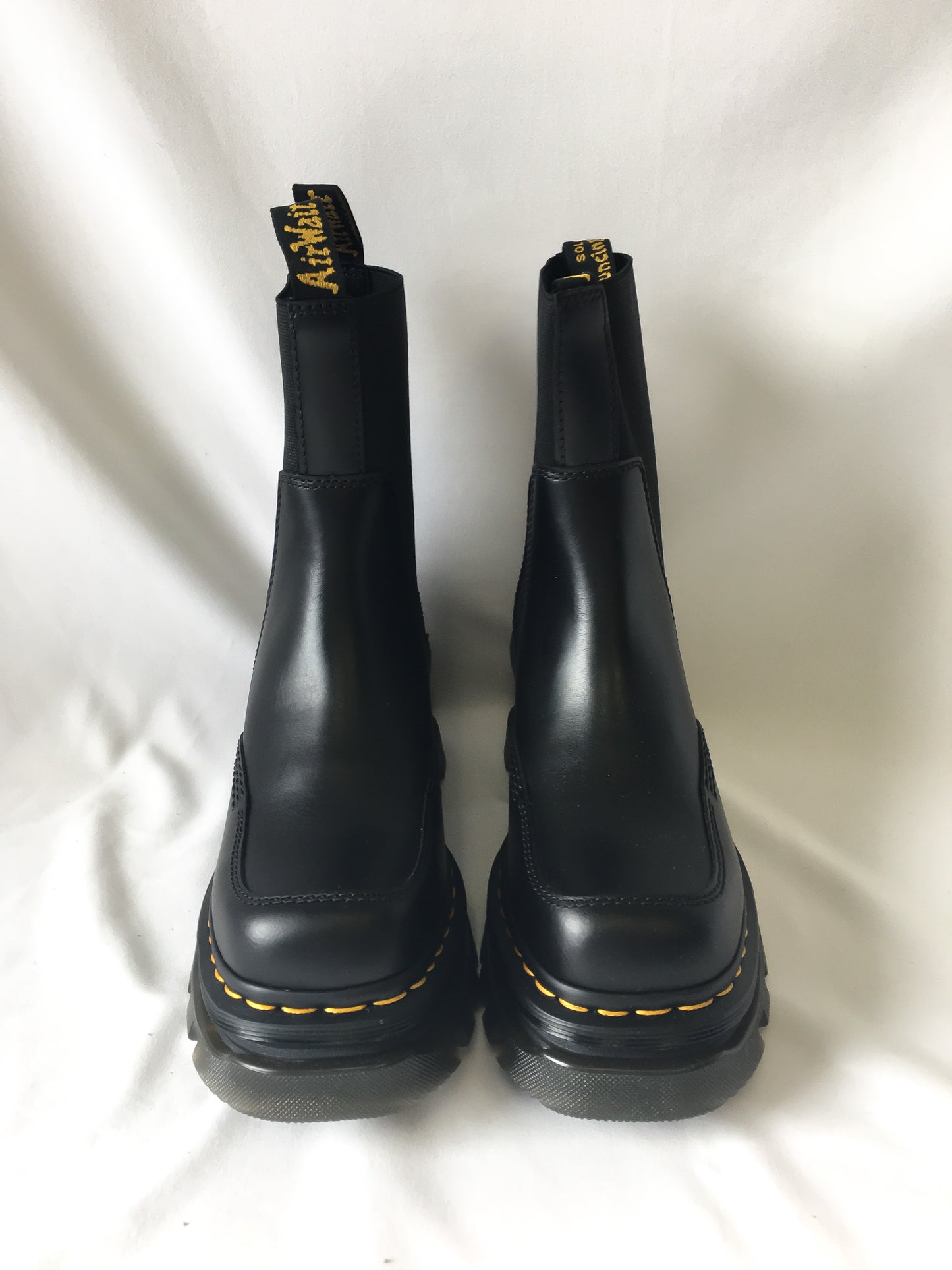 Dr. Martens Corran Chelsea Black Platform Boots, Women's Sz. 7