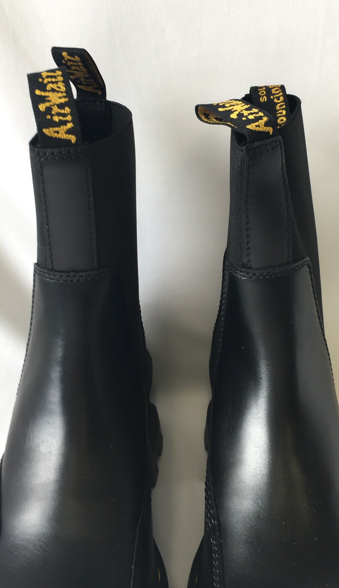 Dr. Martens Corran Chelsea Black Platform Boots, Women's Sz. 7