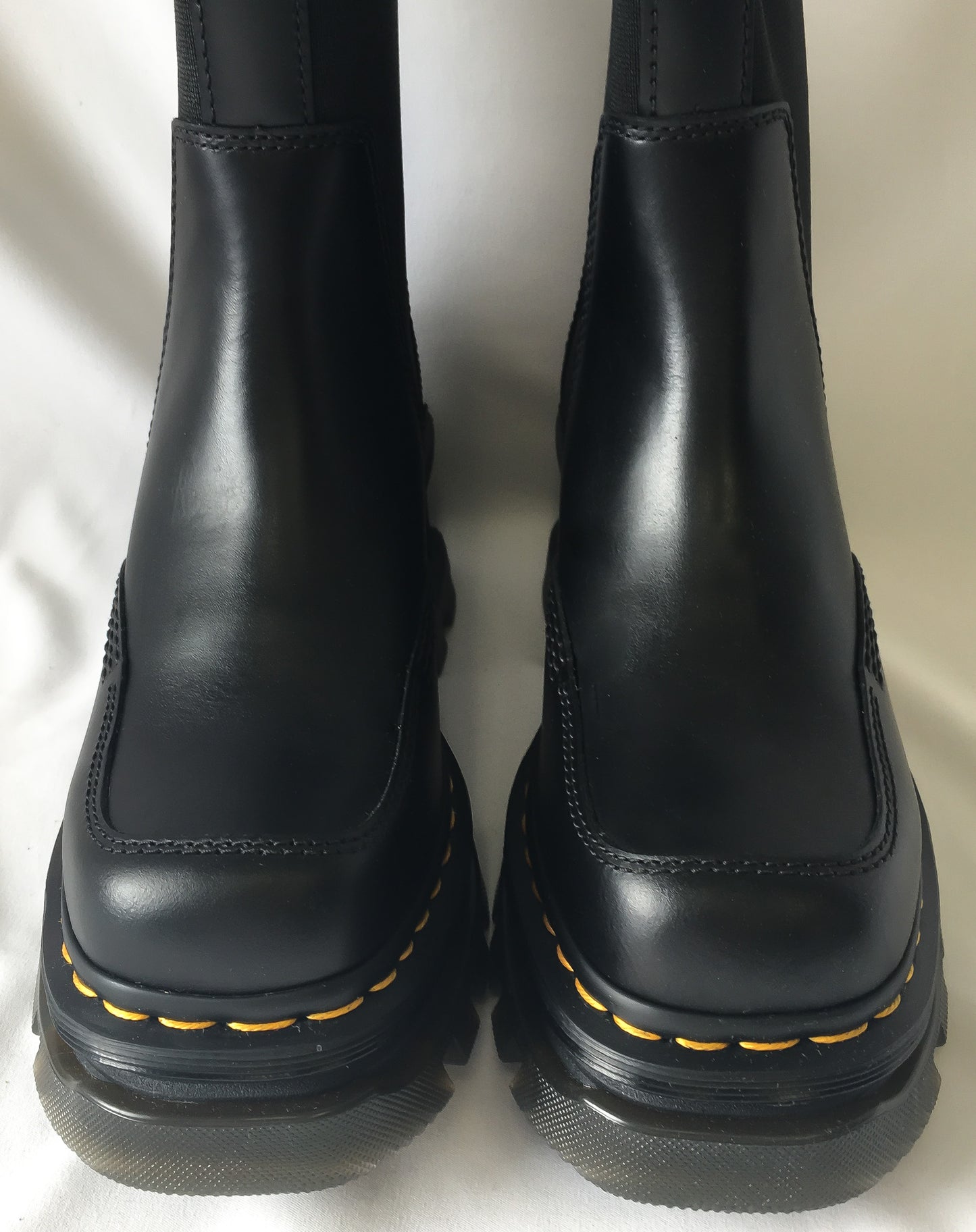 Dr. Martens Corran Chelsea Black Platform Boots, Women's Sz. 7