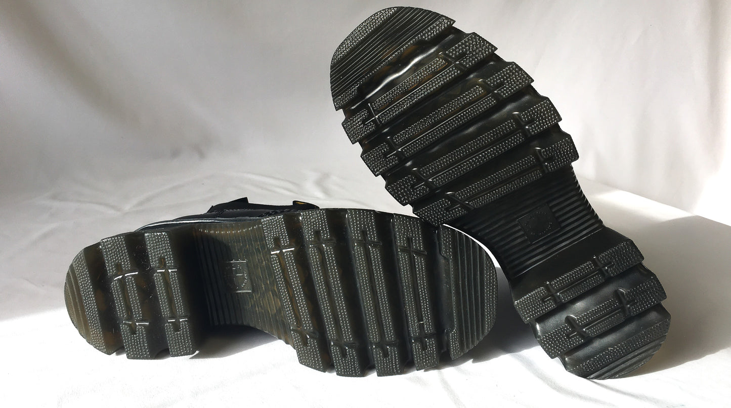 Dr. Martens Corran Chelsea Black Platform Boots, Women's Sz. 7