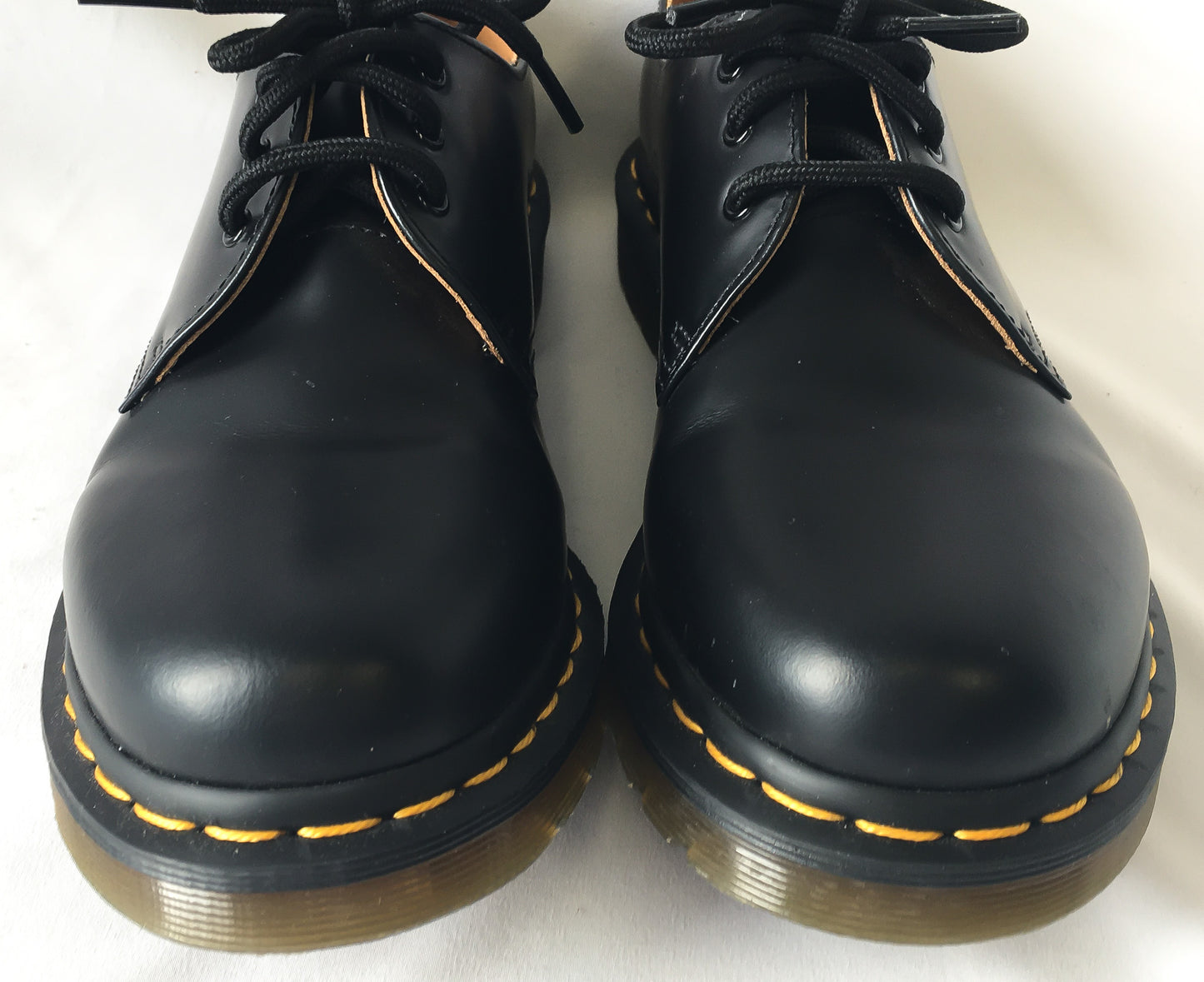 Dr. Martens 1461 Black Leather Loafers, Women's Sz. 8