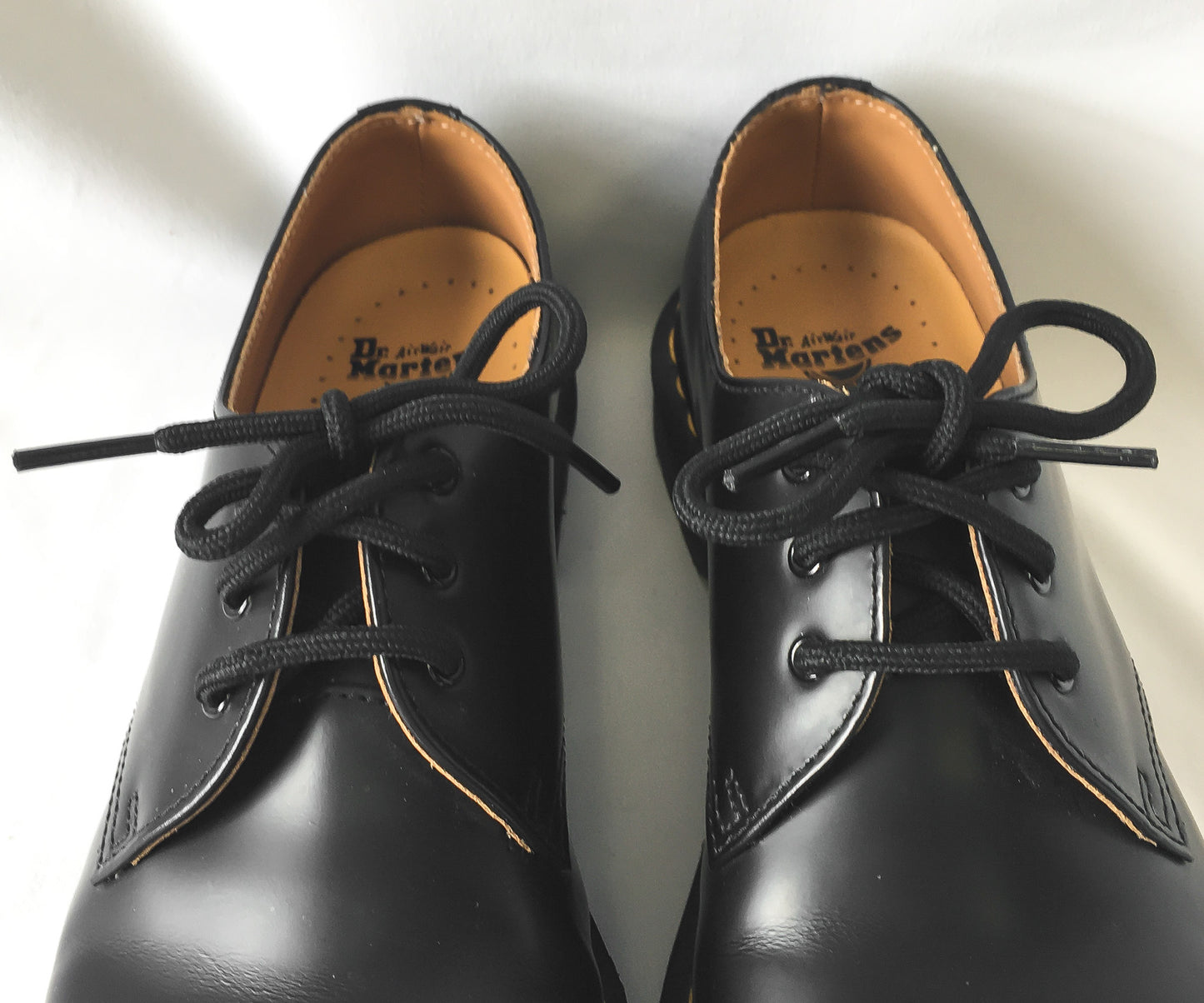 Dr. Martens 1461 Black Leather Loafers, Women's Sz. 8