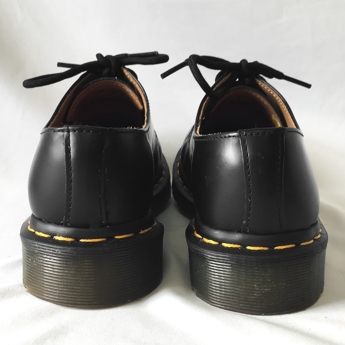 Dr. Martens 1461 Black Leather Loafers, Women's Sz. 8