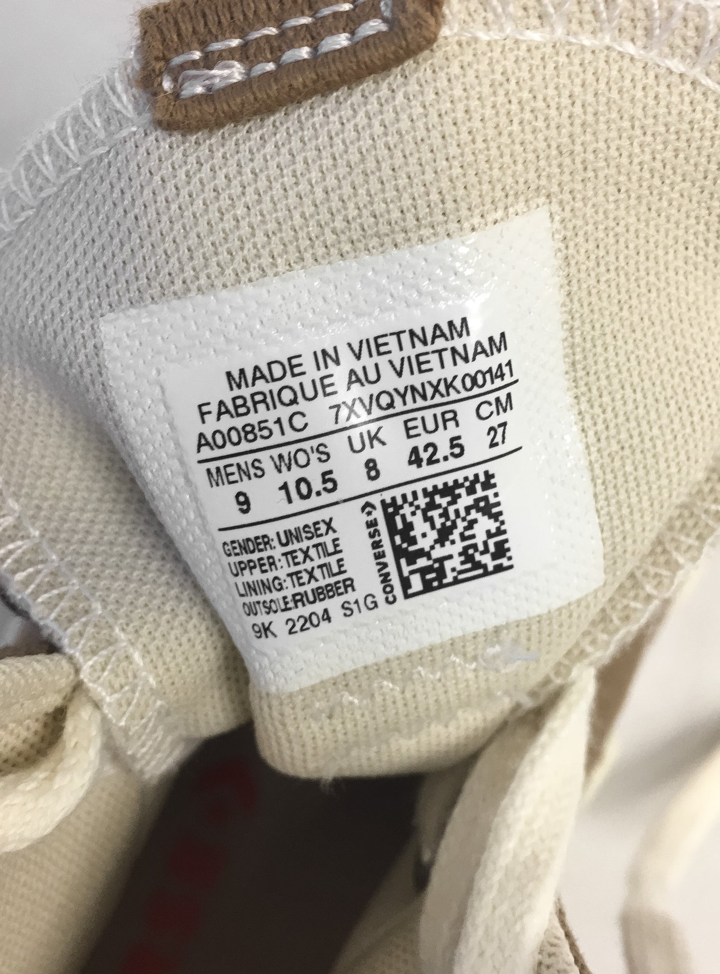 Converse Run Star Motion CX Brown Platform Sneakers, Men's Sz. 9, Women's Sz. 10.5