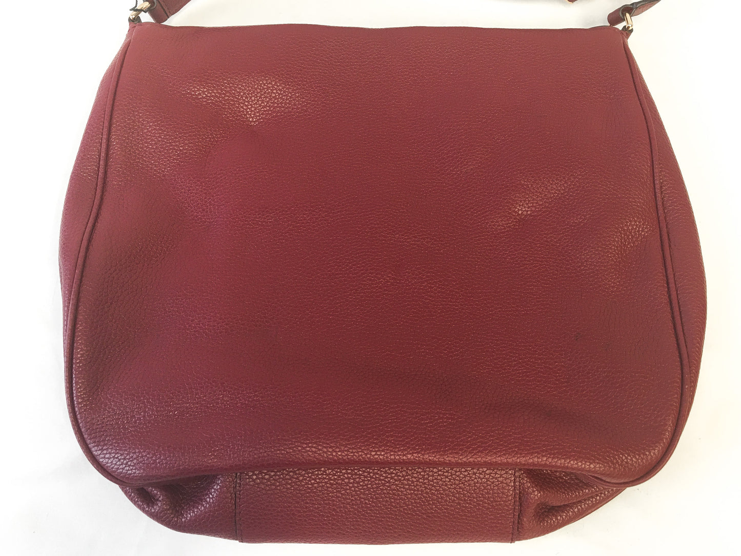 NWT Marc Jacobs Empire City Burgundy/Wine Leather Shoulder Bag