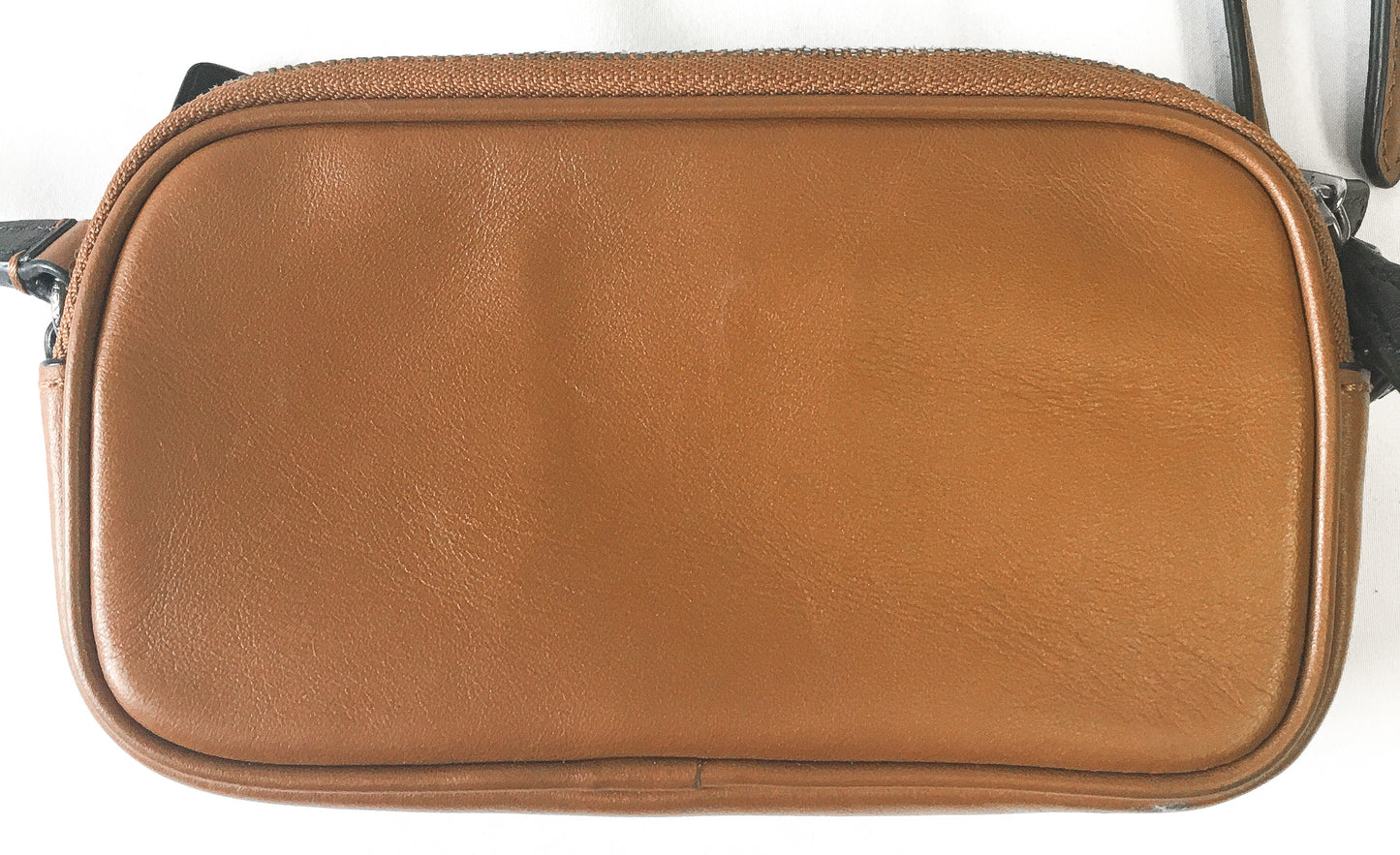 Coach x Disney Mickey Mouse Brown Sadie Leather Crossbody Bag