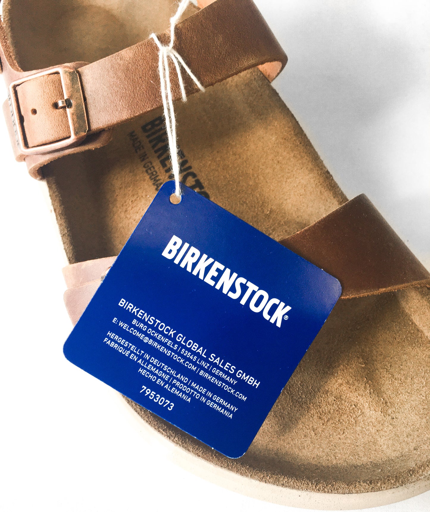 Birkenstock Sonora CT Ginger Brown Sandals, Women's 10, Men's 8, Box Damage