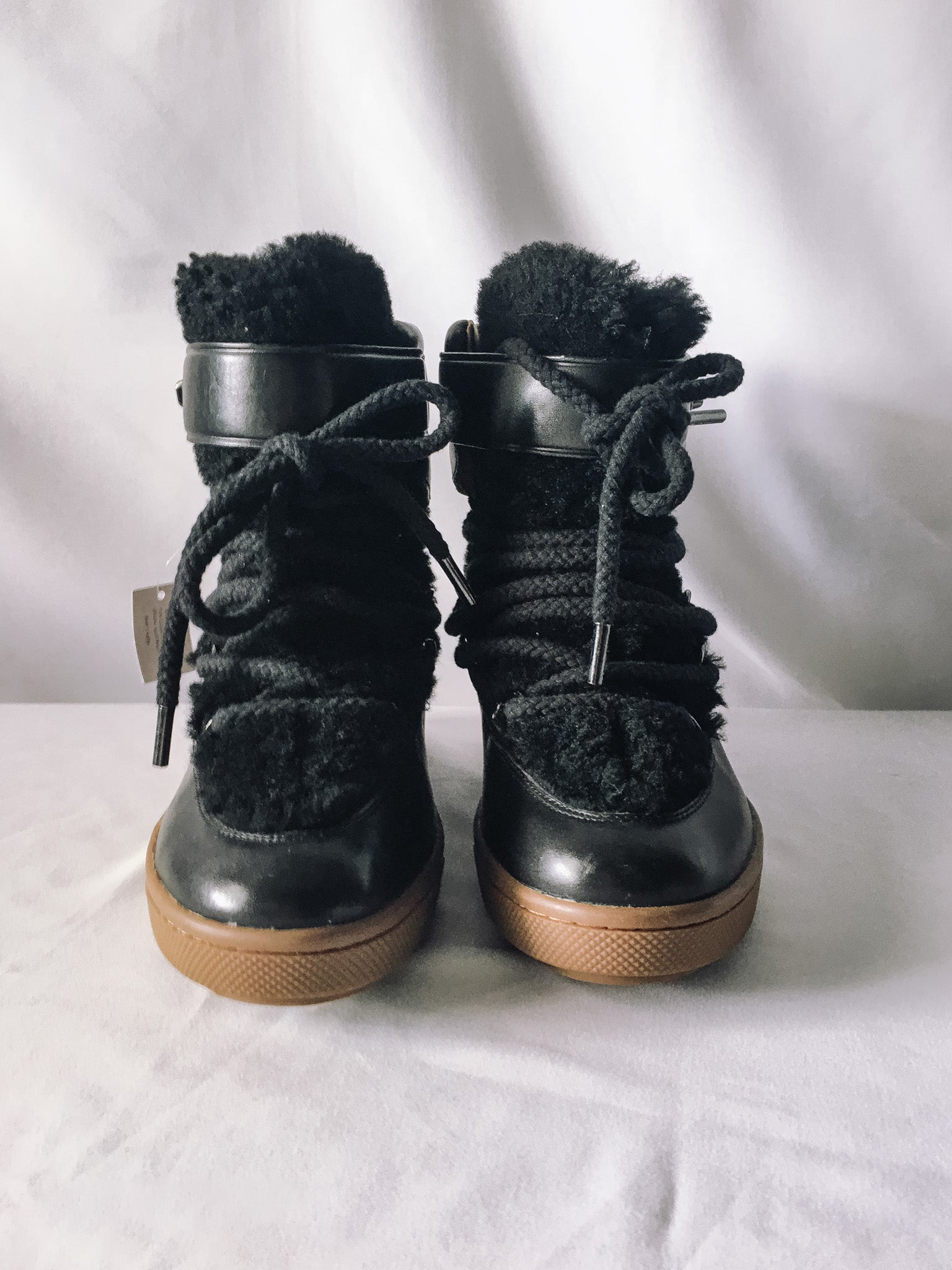 NWT COACH Monroe Shearling Booties Sz. 9.5 Shop Dakota Ranch