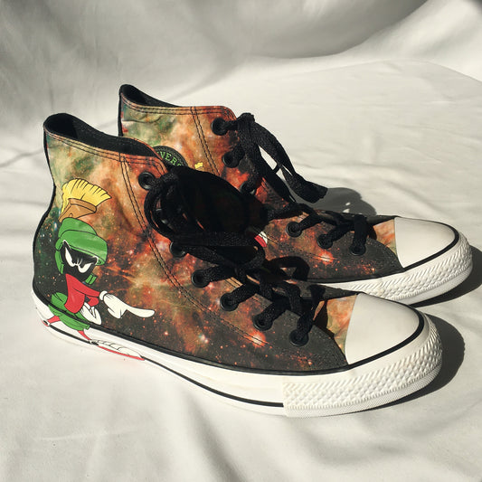 Converse Chuck Taylor All Star Hi Looney Tunes Marvin The Martian Men 6 Women 8