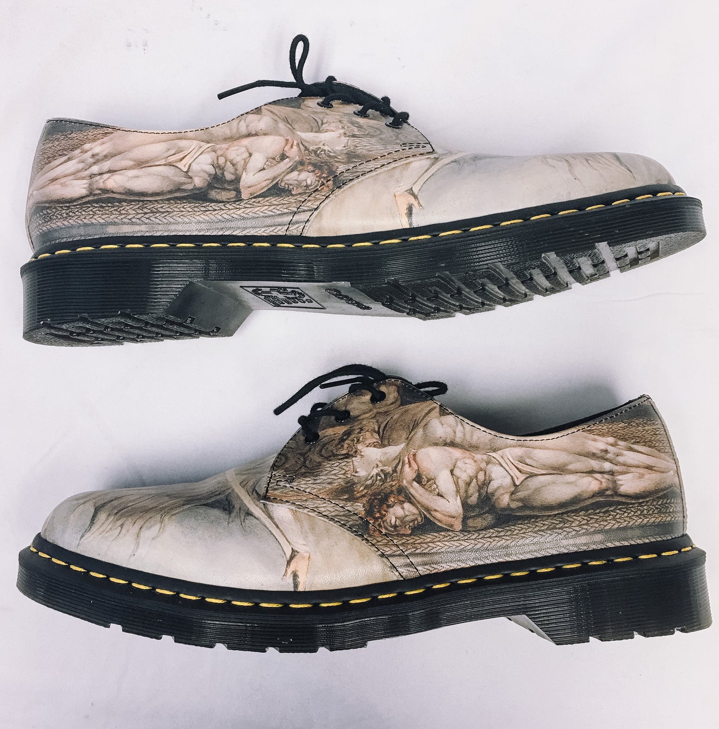 Dr. Martens 1461 x William Blake "House of Death" Oxford Loafers, Men's Sz. 12