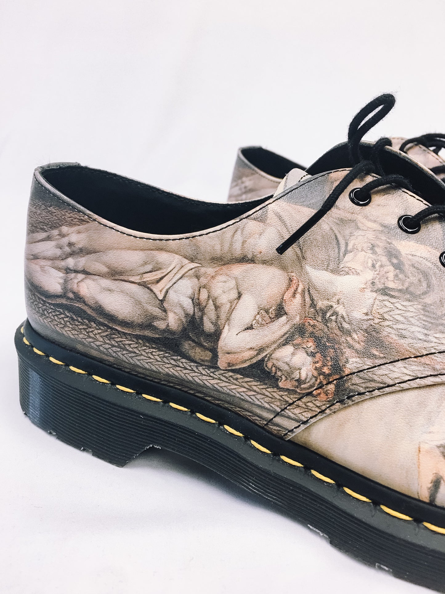 Dr. Martens 1461 x William Blake "House of Death" Oxford Loafers, Men's Sz. 12