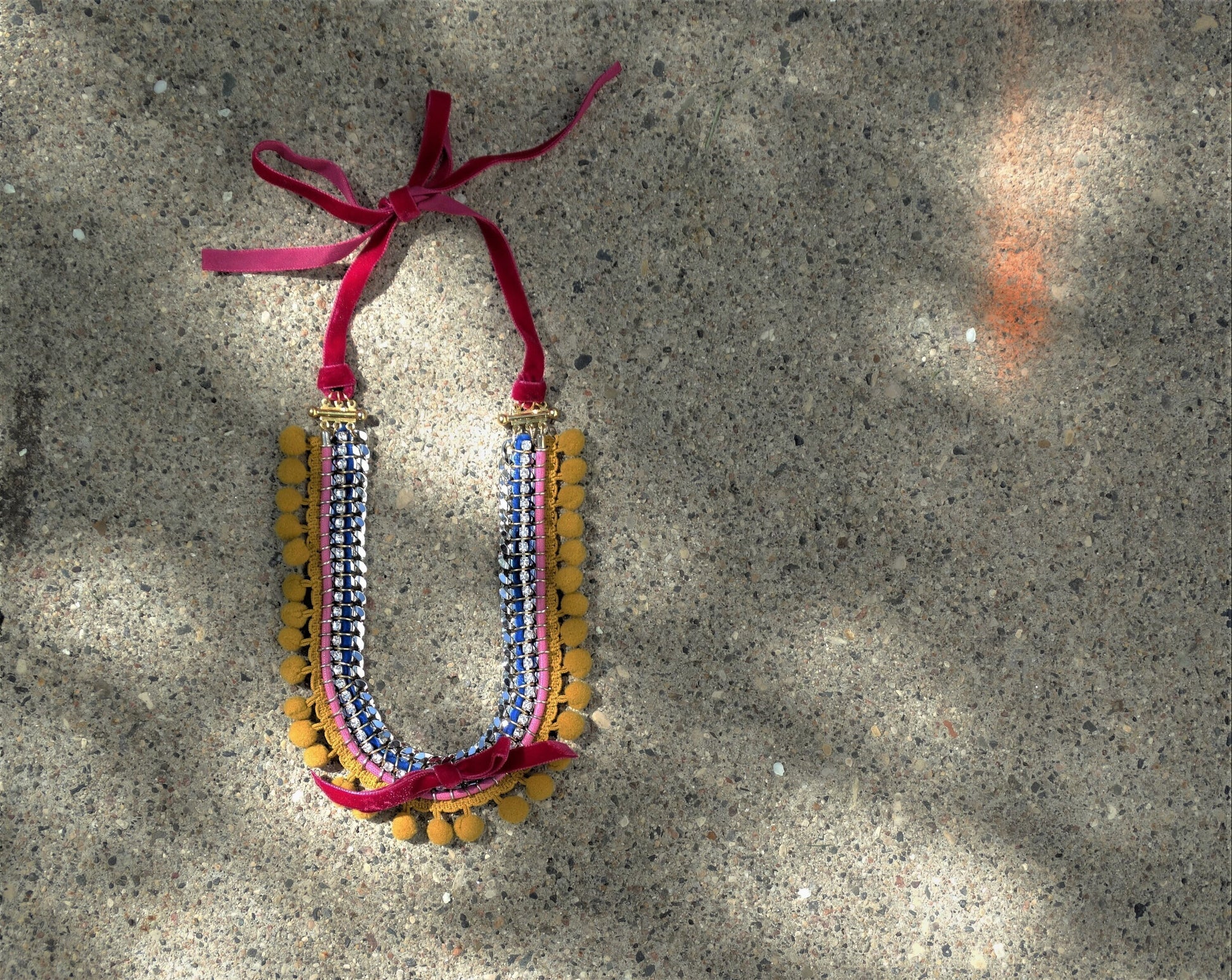AKONG LONDON Tribal Couture Designer Necklace, Bohemian Jewelry, Wearable Multi Media
