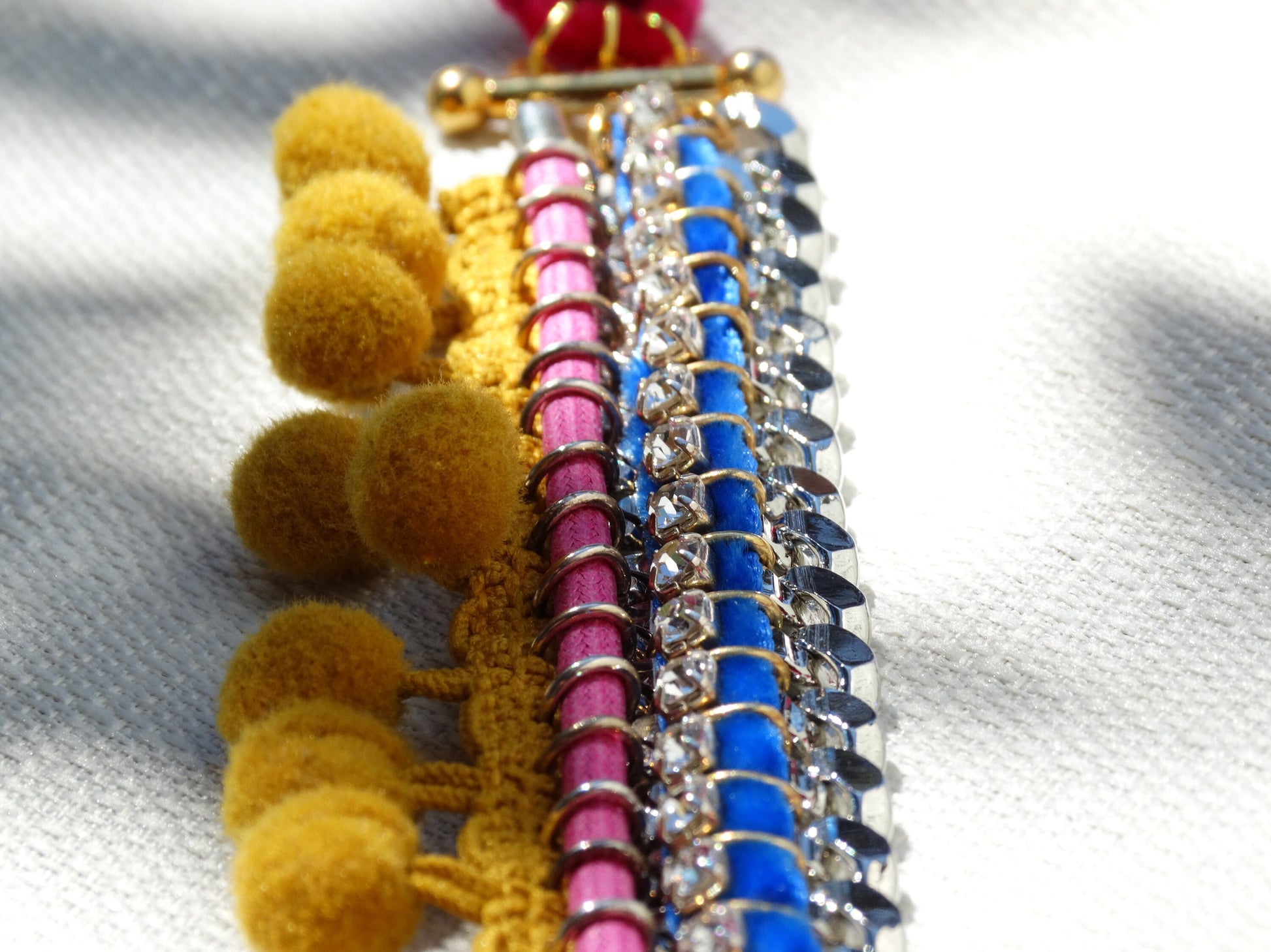 AKONG LONDON Tribal Couture Designer Necklace, Bohemian Jewelry, Wearable Multi Media