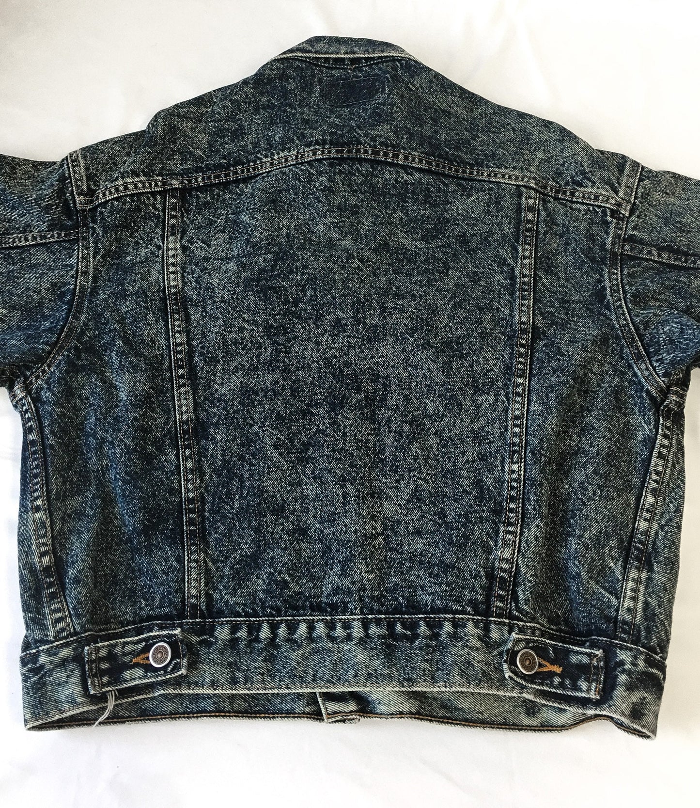 Vintage 80s Levi's Dark Acid Wash Denim Jacket, Sz. M