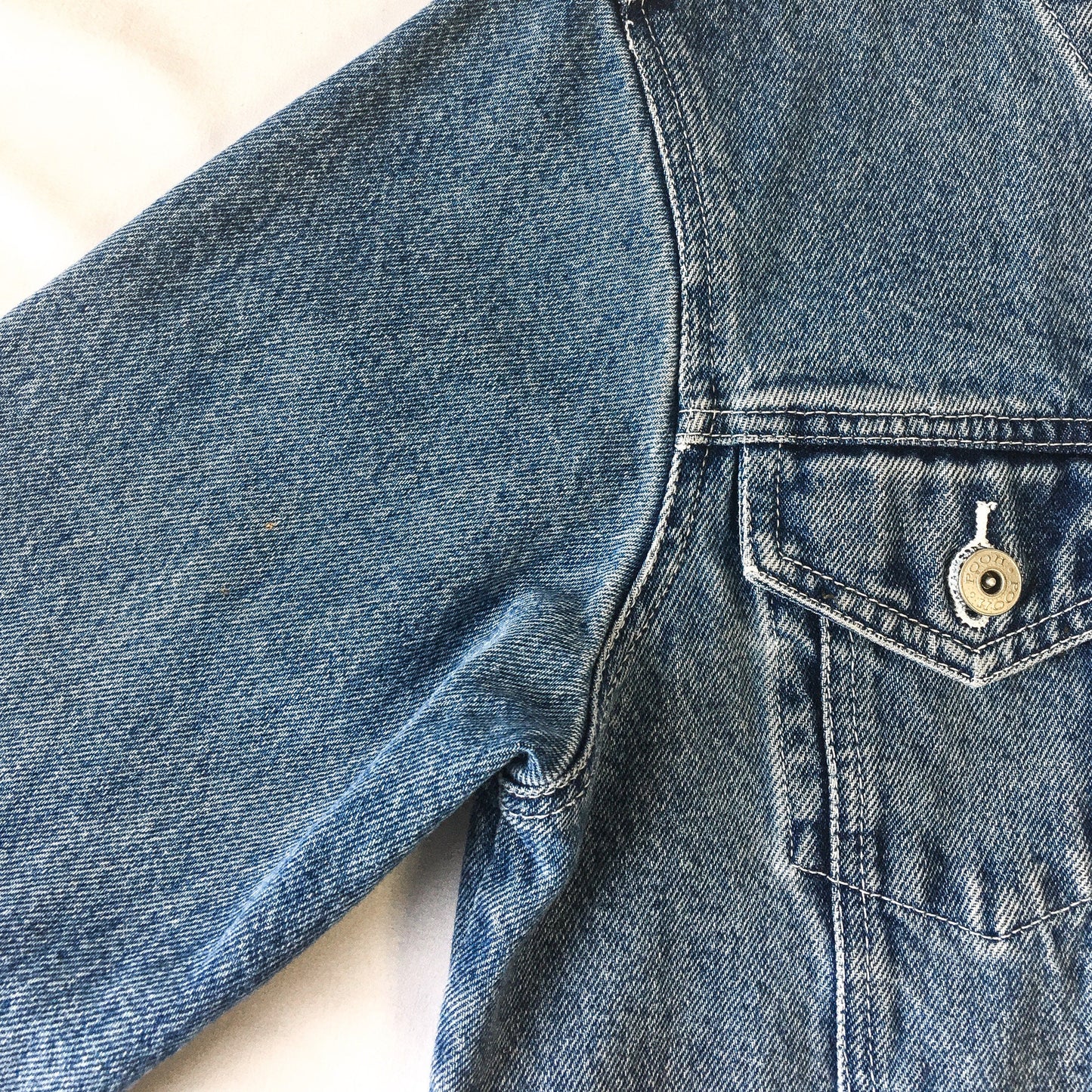 Vintage 90s Looney Tunes Tweety Medium Wash Denim Jacket, Women's Sz. L
