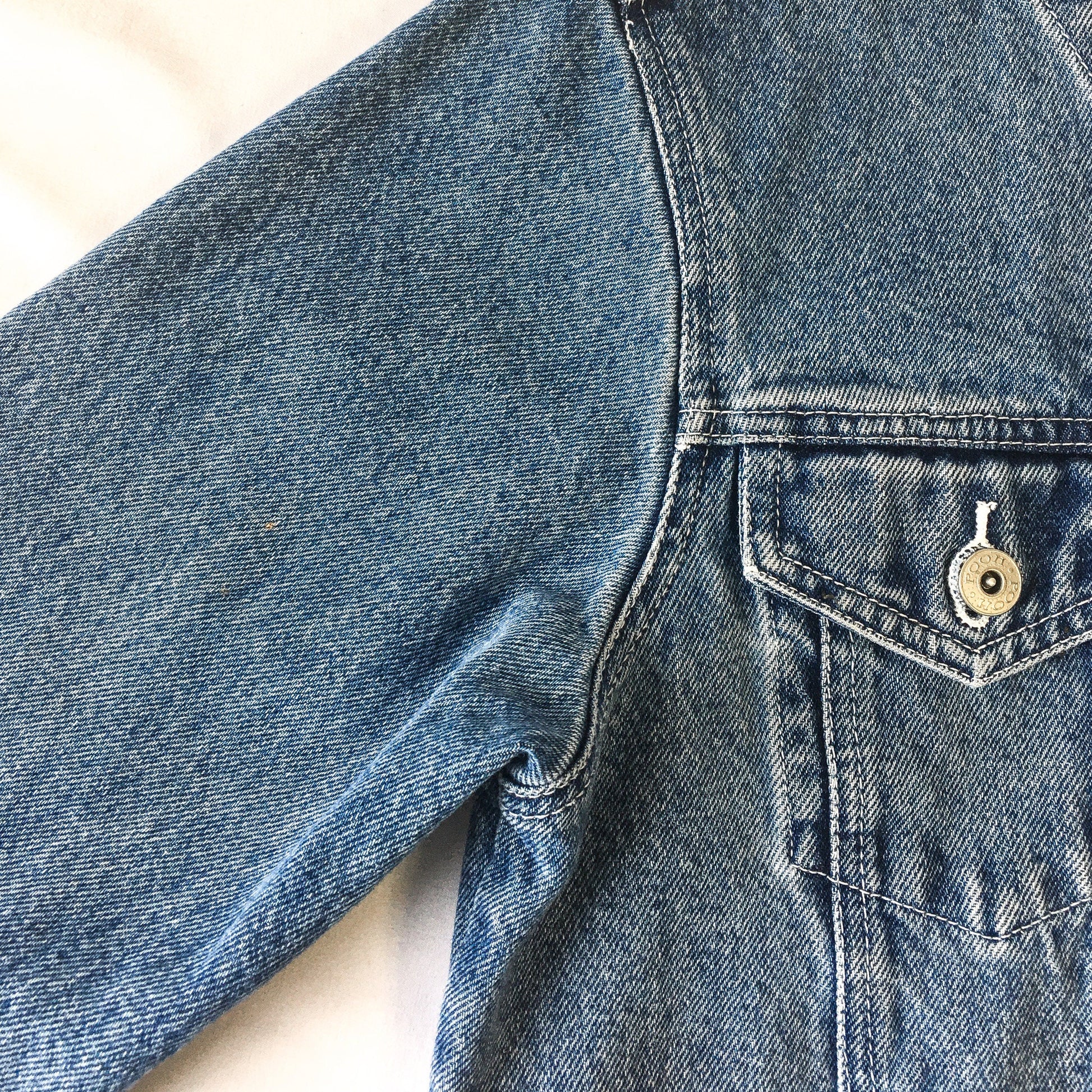 Vintage 90s Looney Tunes Tweety Medium Wash Denim Jacket, Women's Sz. L