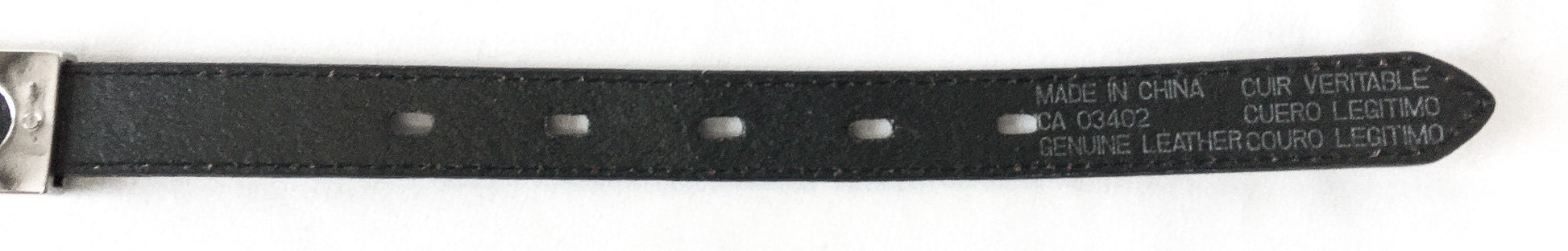 Vintage Inspired Harley Davidson Silver Toned Block Logo Black Leather Belt, Sz. L, fits 39" Waist, Harley Davidson Biker Apparel