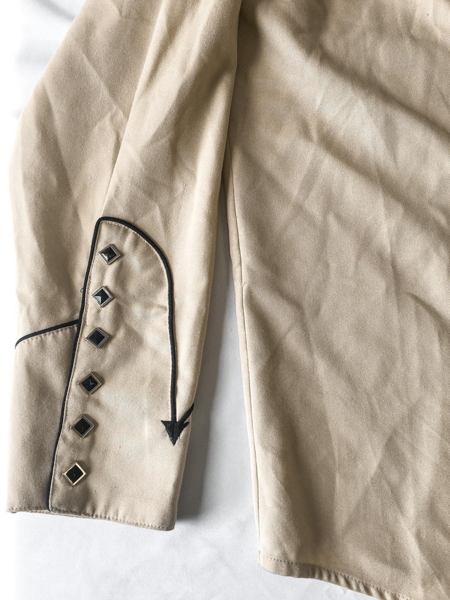 Vintage Scully Beige/Cream Diamond Pearl Snap Button Up Shirt, Men's Sz. L, Vintage Western Button Down