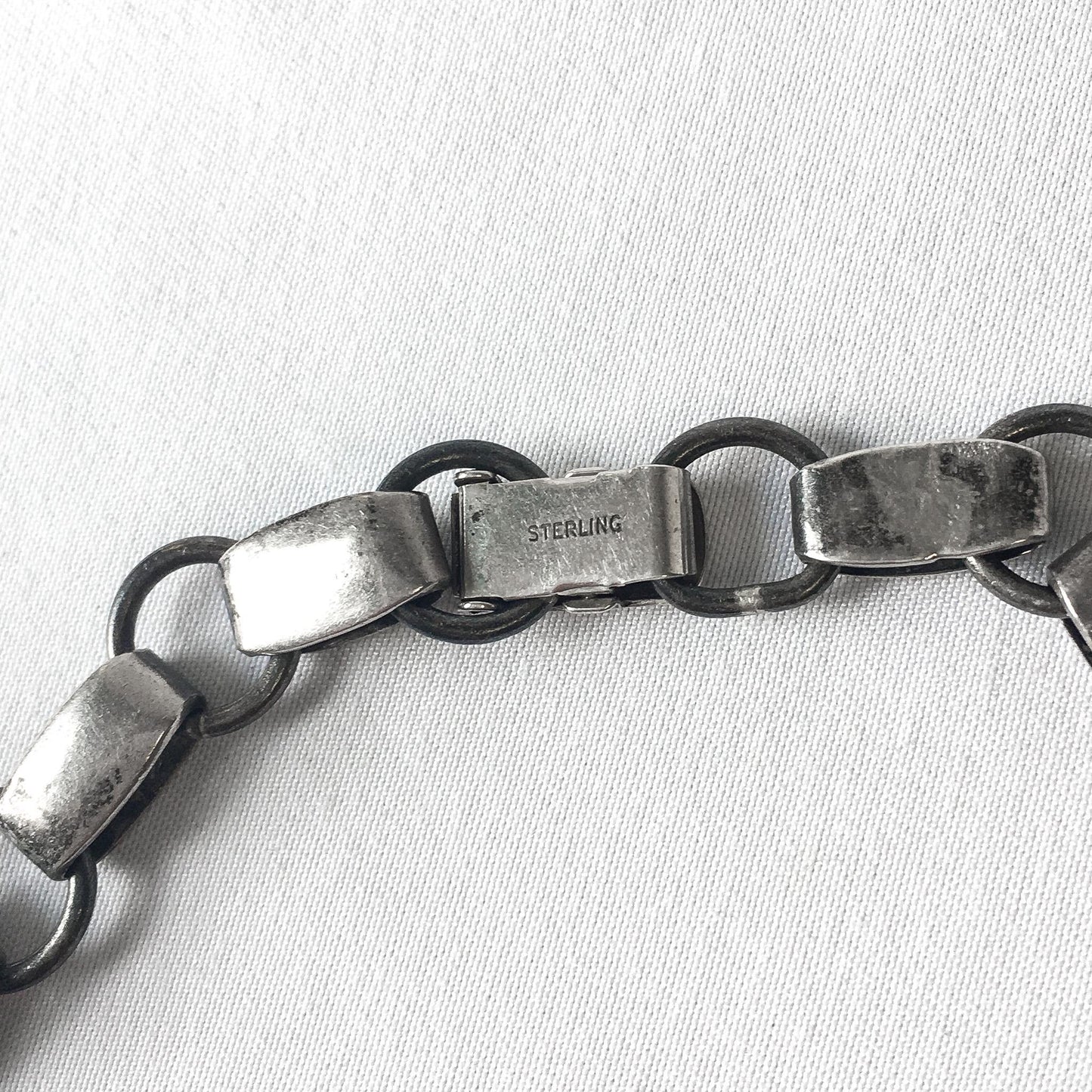 Vintage Frank Patania Sr. Sterling Silver with Turquoise and Coral Bracelet Circa 1961, Custom Made, Possibly one of a Kind, 8.5"