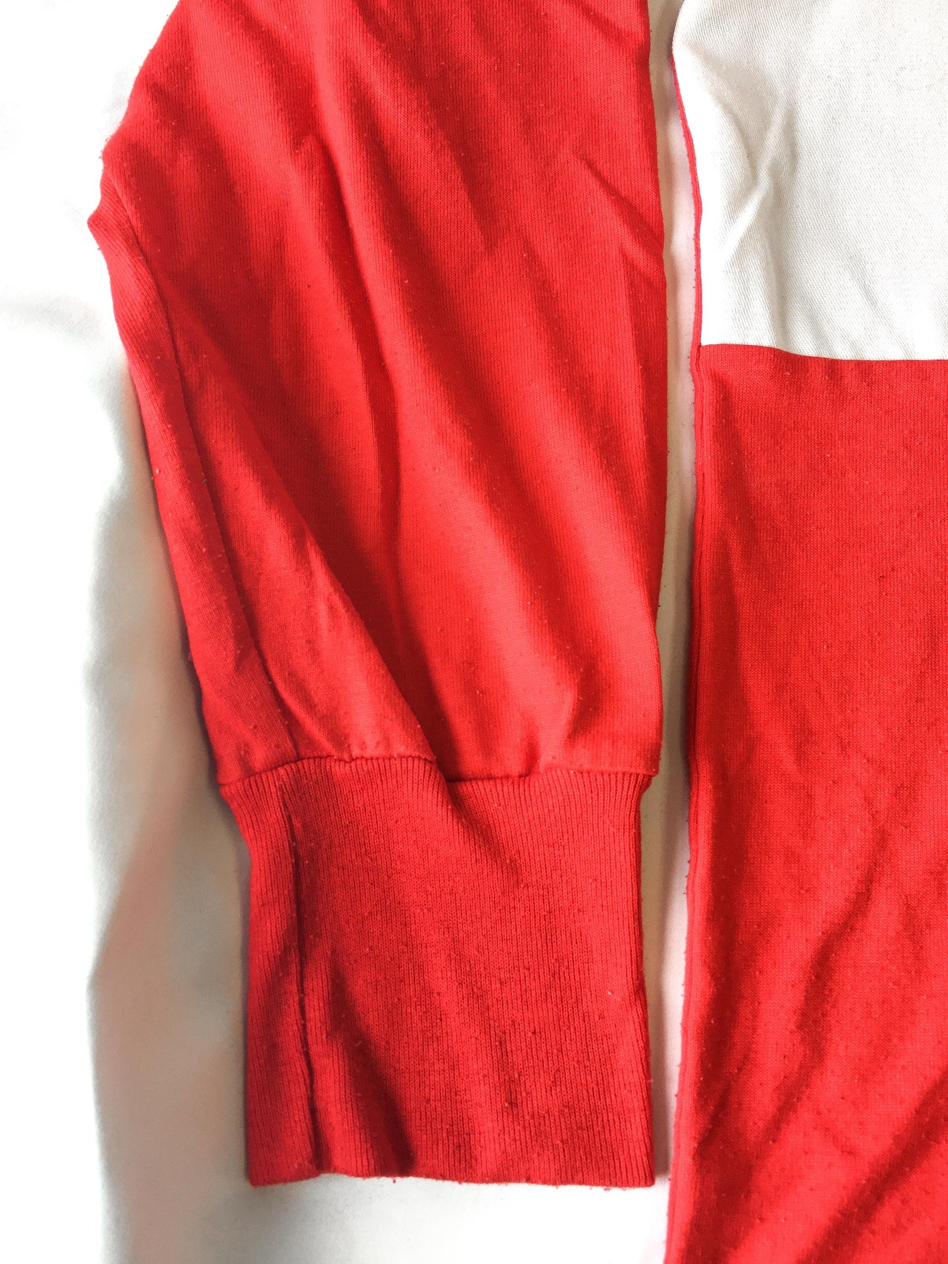 Vintage Schmidt Beer Red and White Striped Polo Longsleeve, Men’s Sz. XL, Vintage Beer Shirt