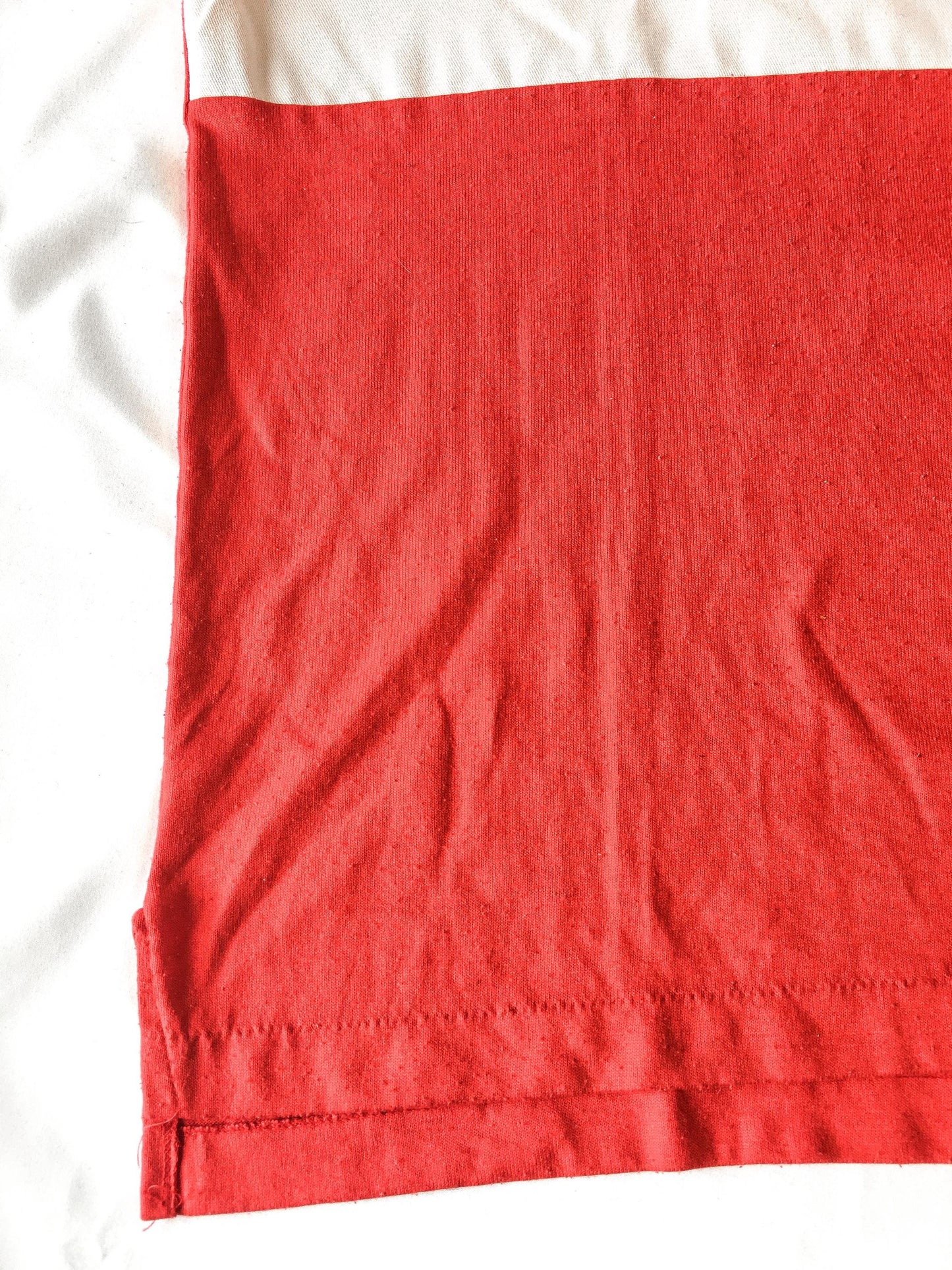 Vintage Schmidt Beer Red and White Striped Polo Longsleeve, Men’s Sz. XL, Vintage Beer Shirt