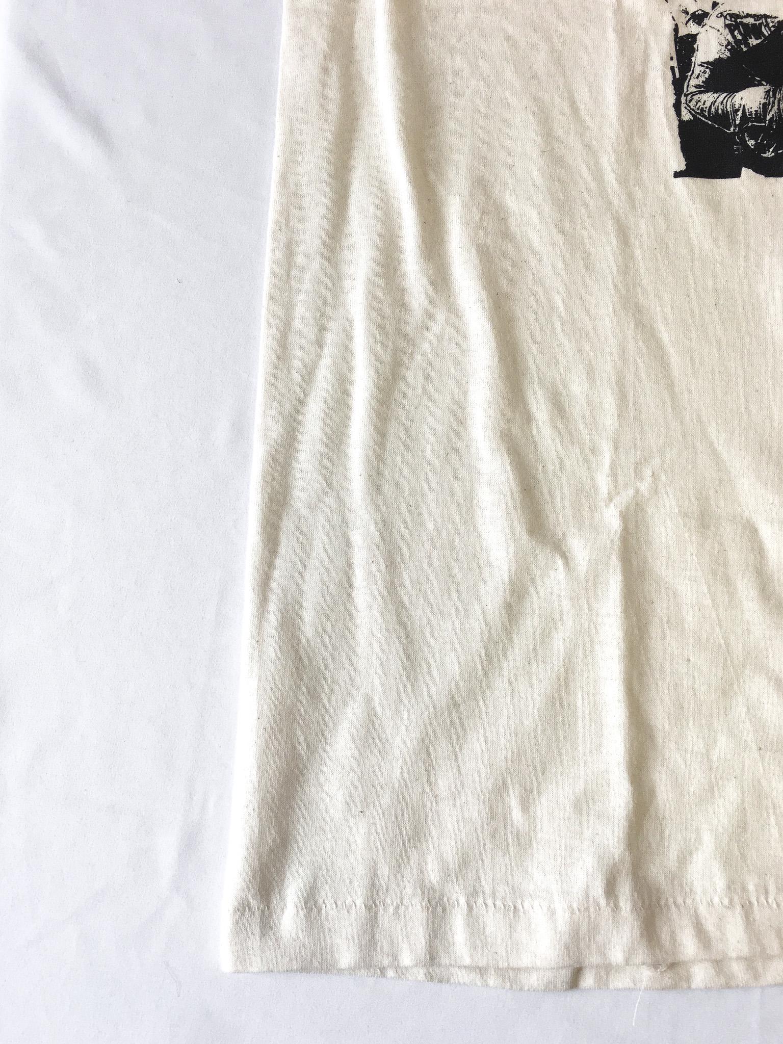 Vintage 90s Doc Martens Cream/Off-White Doctor Punk Graphic T-Shirt, Men's Sz. XL, Vintage Streetwear Graphic Tee
