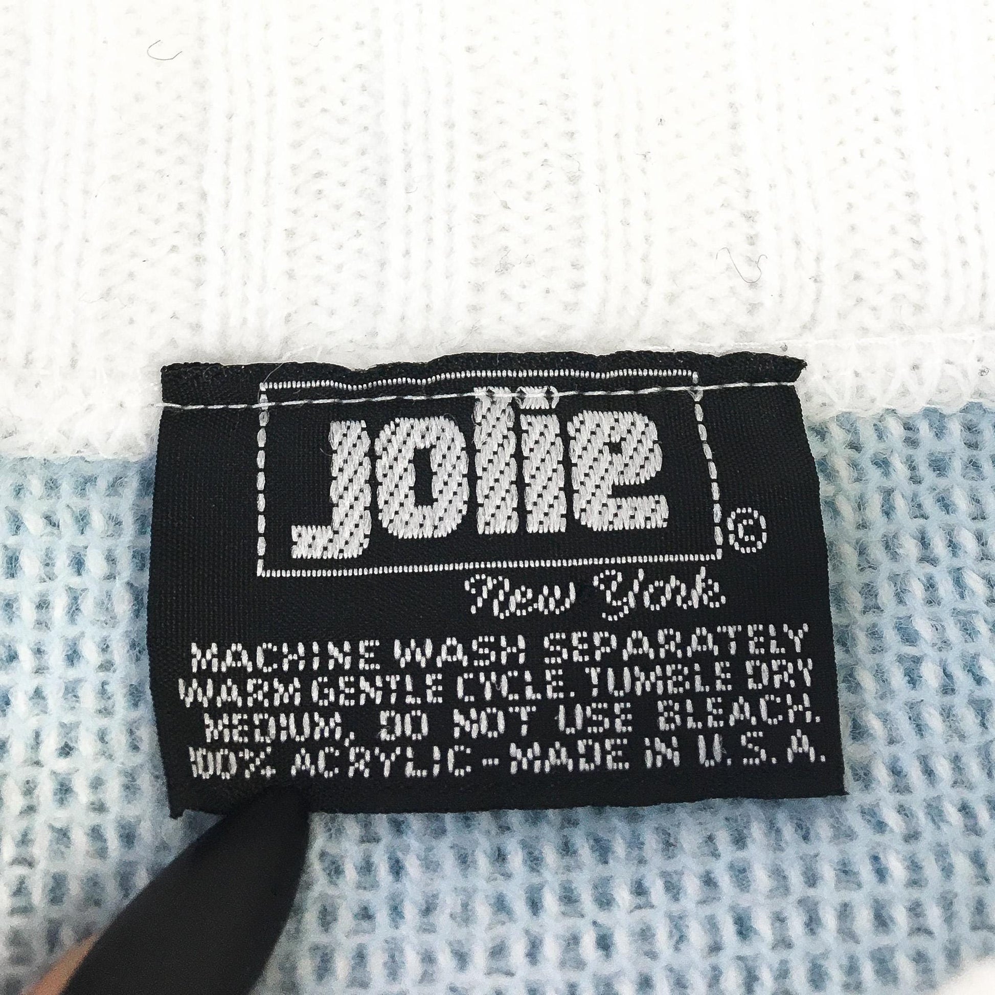 Vintage 80s Sweaters by Jolie Pastel Pink and Blue Snowflake Sweater, Women's Sz. M, Vintage Festive Holiday Christmas Sweater