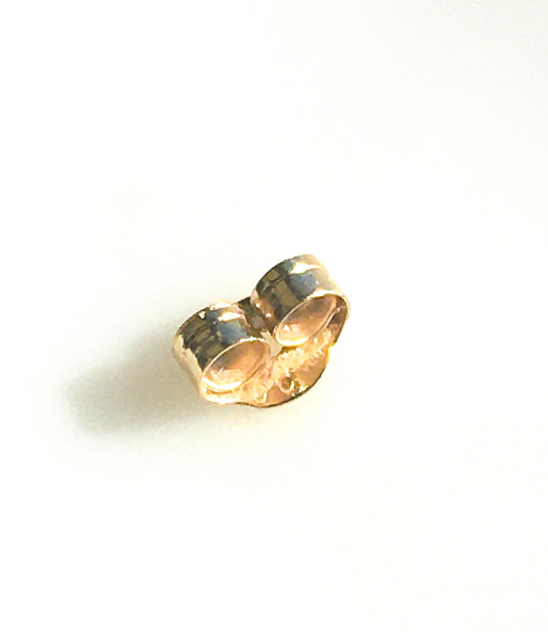 Vintage 14K JCM Textured Small Heart Stud Earrings, Simple Everyday Earrings