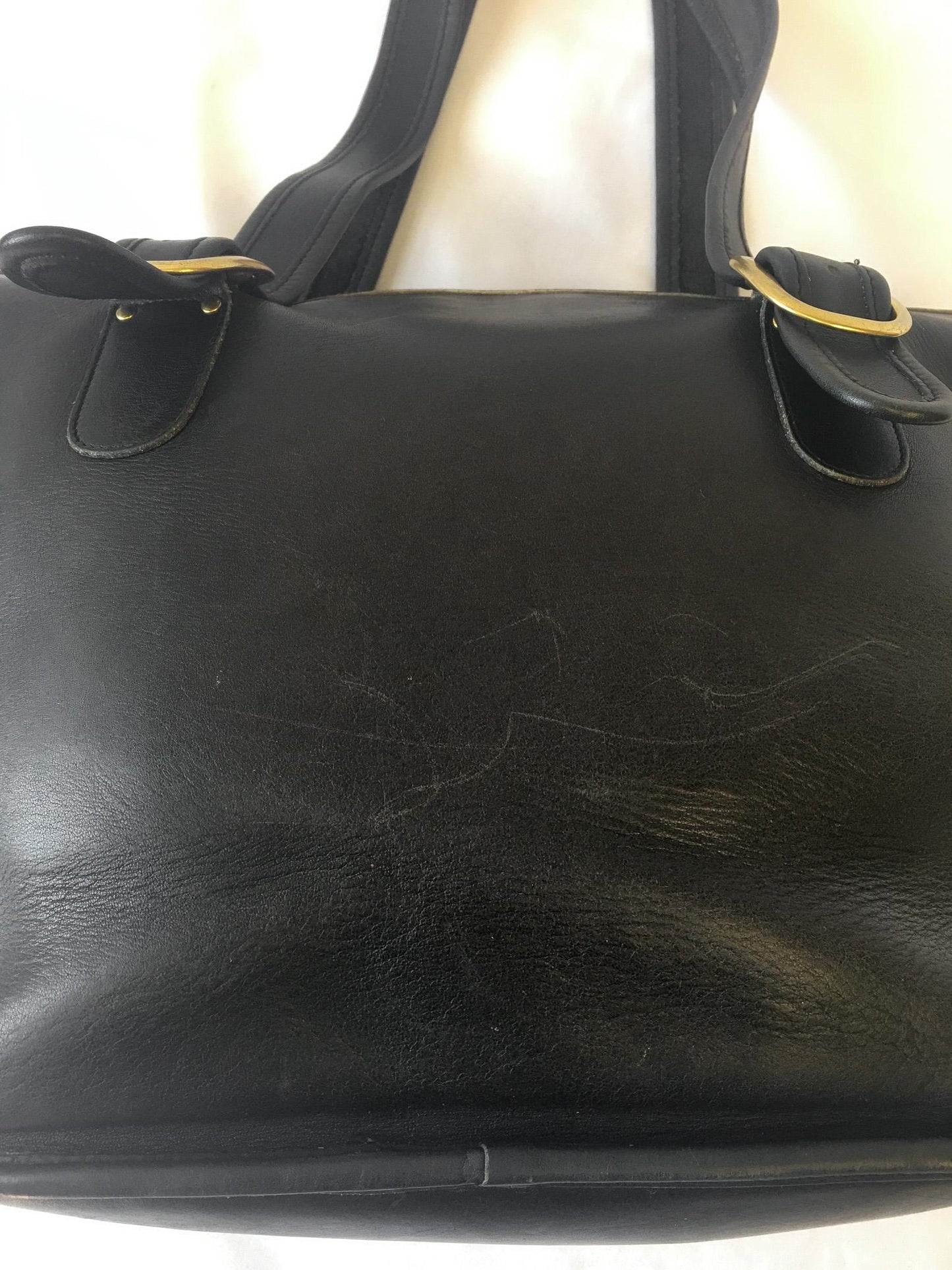 Vintage Coach Leatherware Legacy Black Leather Satchel Shoulder Tote Bag, Vintage Coach Handbag