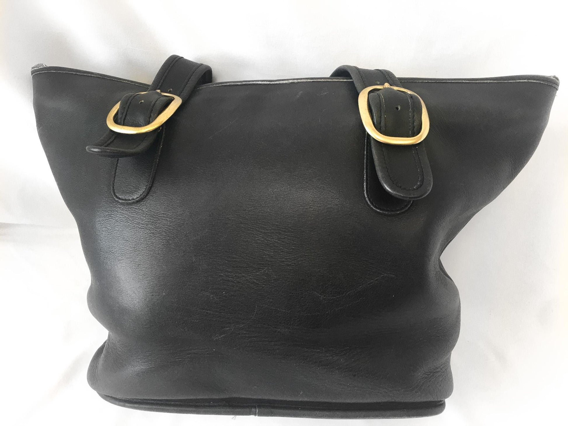Vintage Coach Leatherware Legacy Black Leather Satchel Shoulder Tote Bag, Vintage Coach Handbag