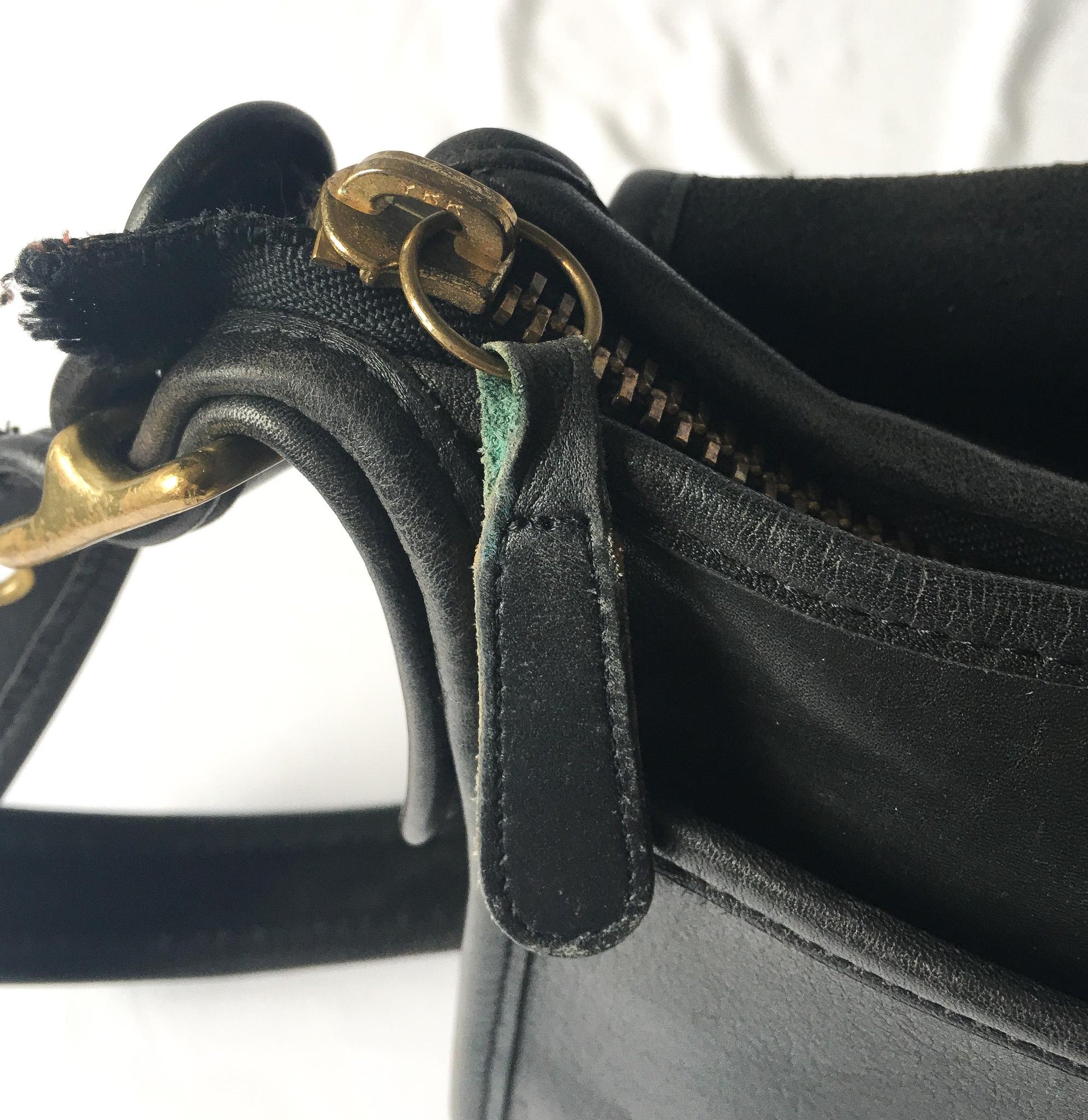 90s Coach Patricia Legacy Saddle Bag Black Leather, Style #9951, 90s Coach Crossbody Shoulder Bag