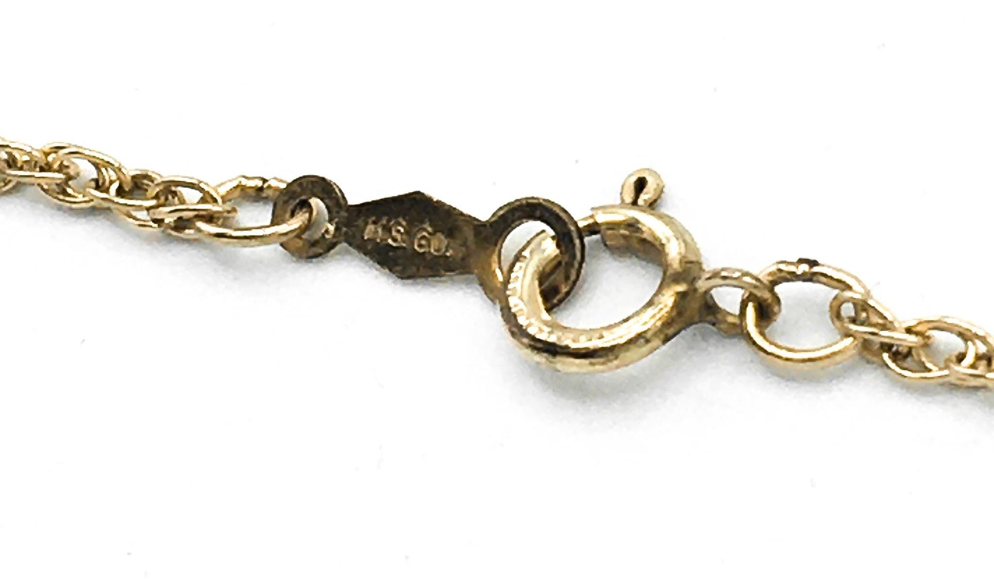 Vintage 14K Gold Filled MSCO 24 Inch Chain Necklace, 1 mm, Simple Everyday Layering Necklace