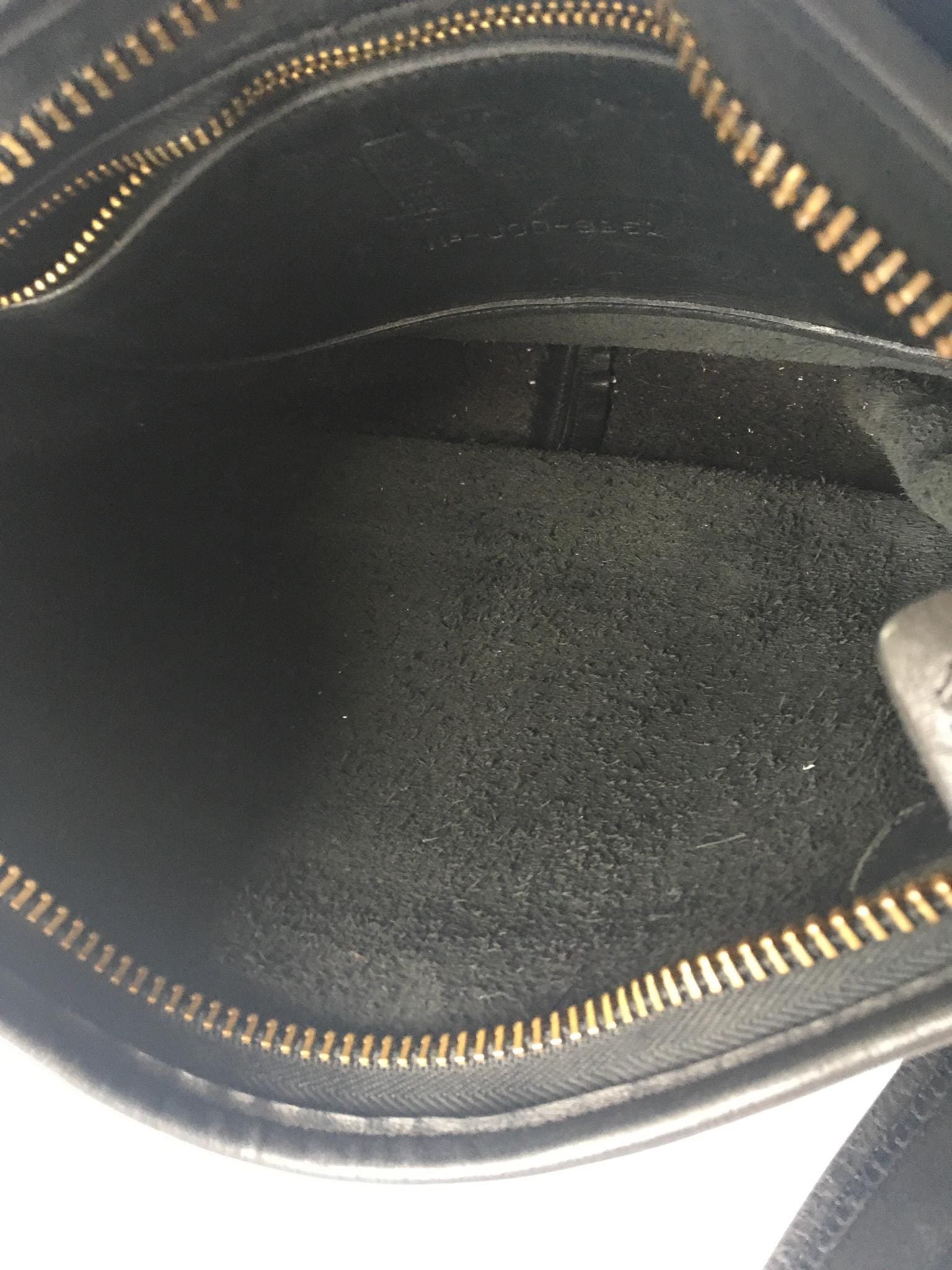 90s Coach Patricia Legacy Saddle Bag Black Leather, Style #9951, 90s Coach Crossbody Shoulder Bag