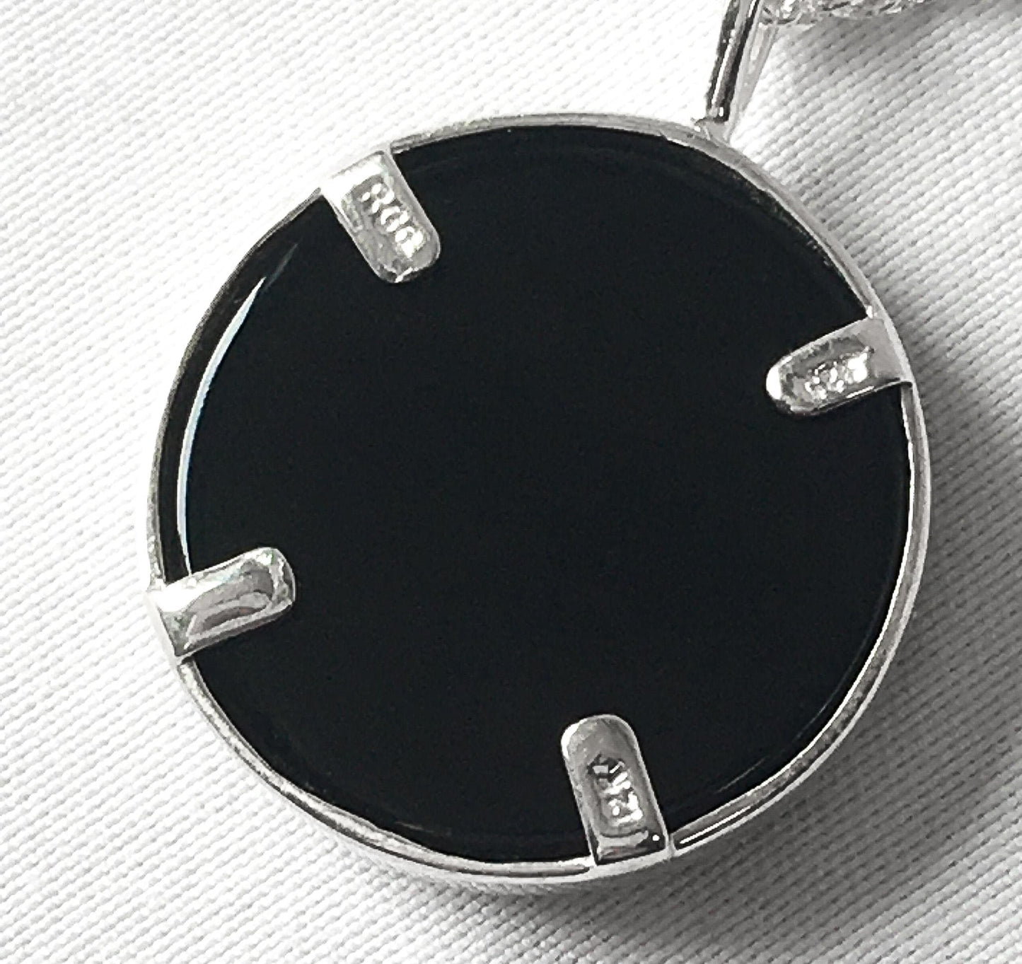 RGC Black Hills Gold 12K 925 Mallard Duck Onyx Leaf Pendant on 18" 925 Chain, Vintage Black Hills Gold Jewelry