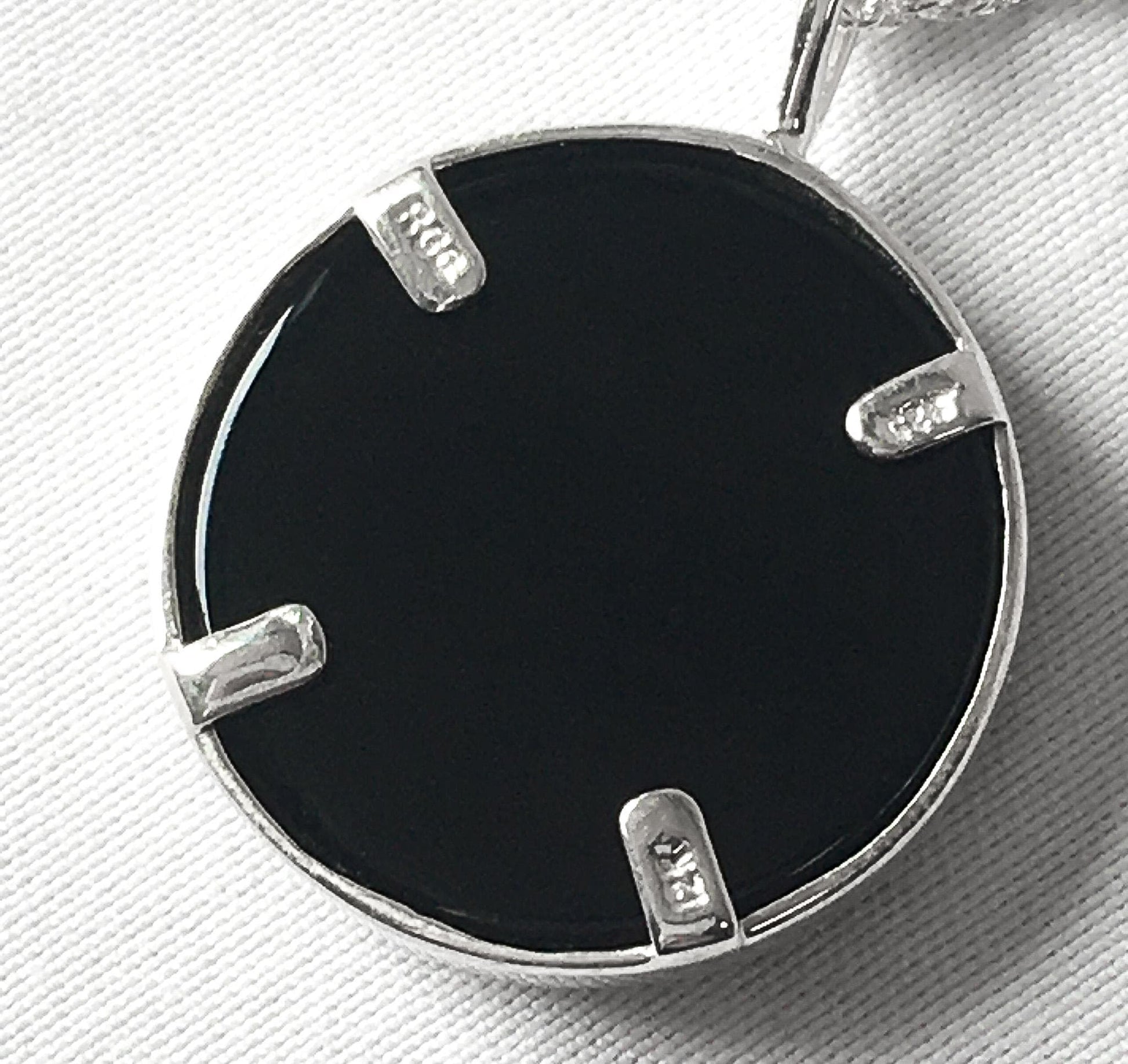 RGC Black Hills Gold 12K 925 Mallard Duck Onyx Leaf Pendant on 18" 925 Chain, Vintage Black Hills Gold Jewelry