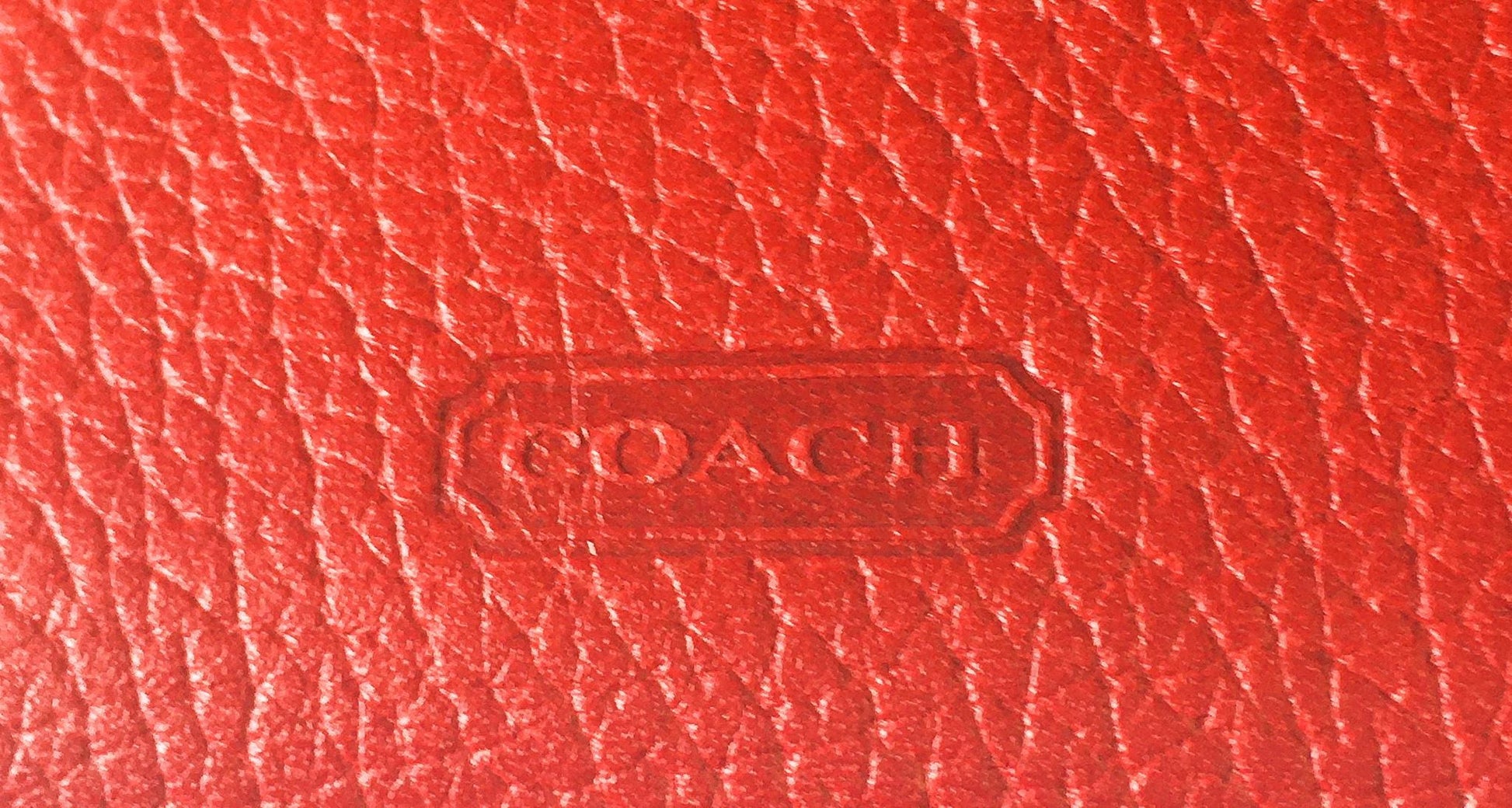 Vintage Coach Red Pebbled Playing Card Travel Case Wallet, Vintage Classy Coach Wallet