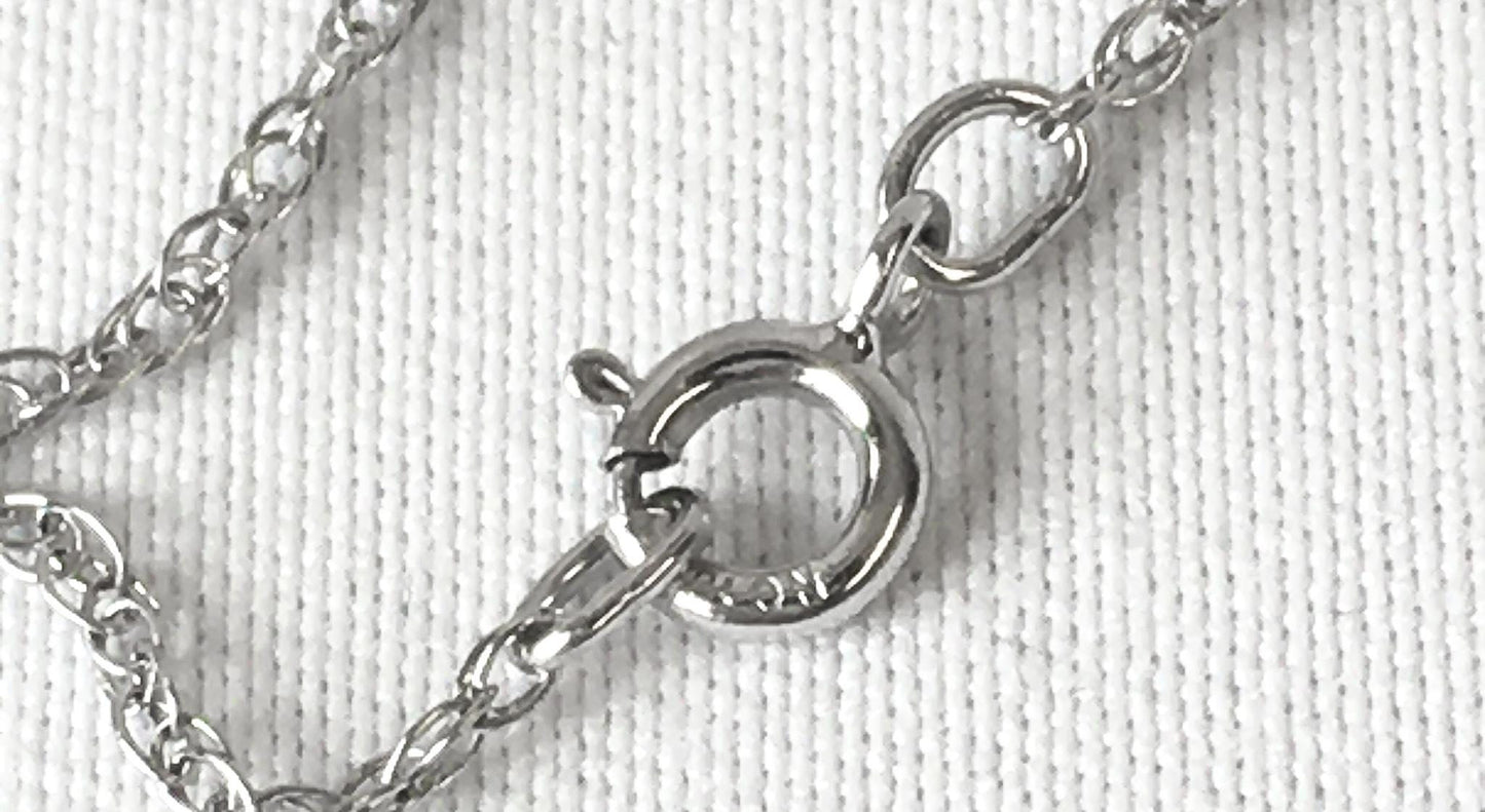 10K Sirena White Gold Diamond Twisted Heart Journey Pendant Necklace, 18", Simple Everyday Elegant Diamond Necklace