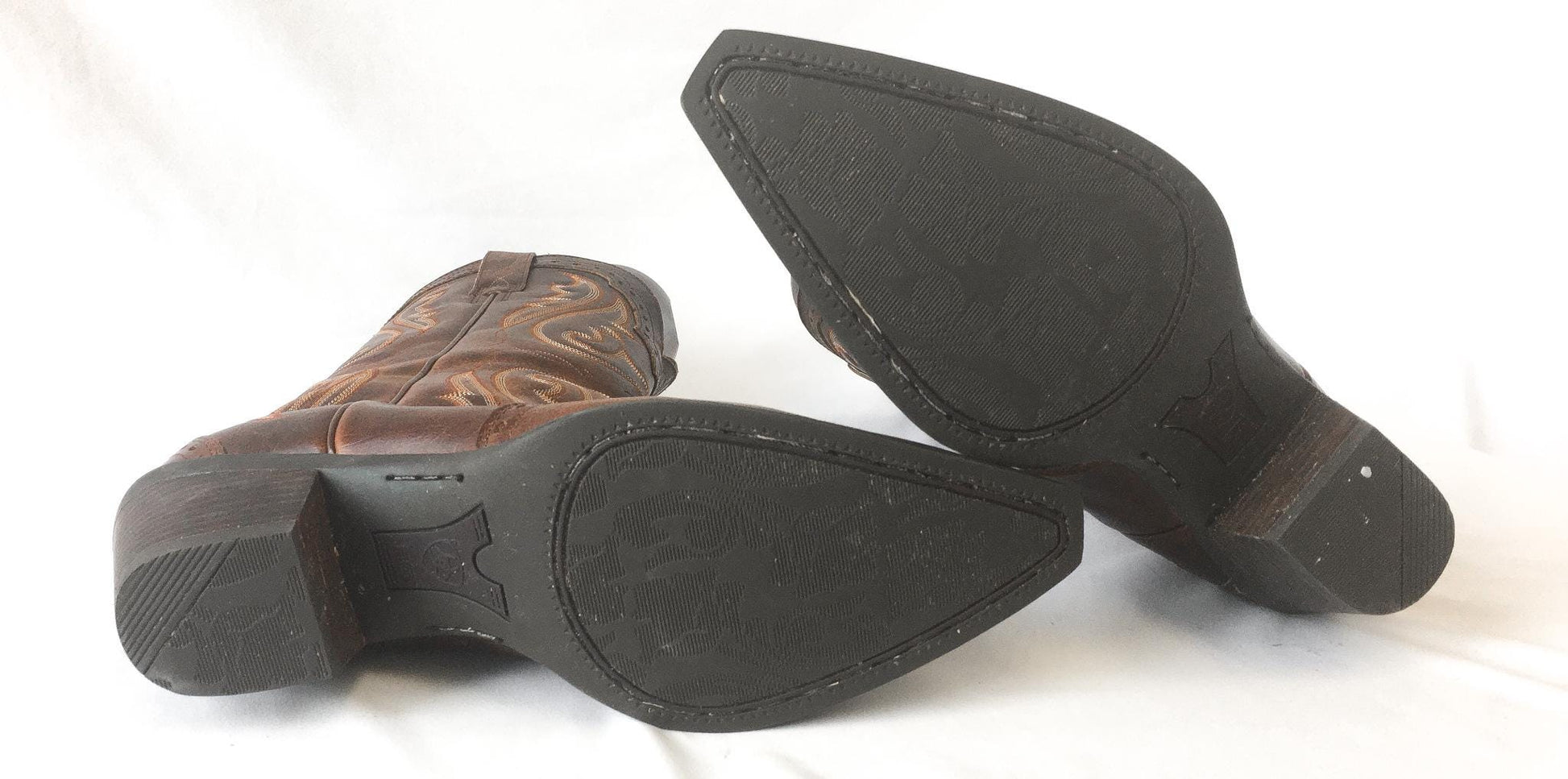 Vintage Inspired Ariat Heritage Western X Brown Cowboy Boots, Women's Sz 11B, Style, #10005908, Vintage Western Festival Cowgirl Boots